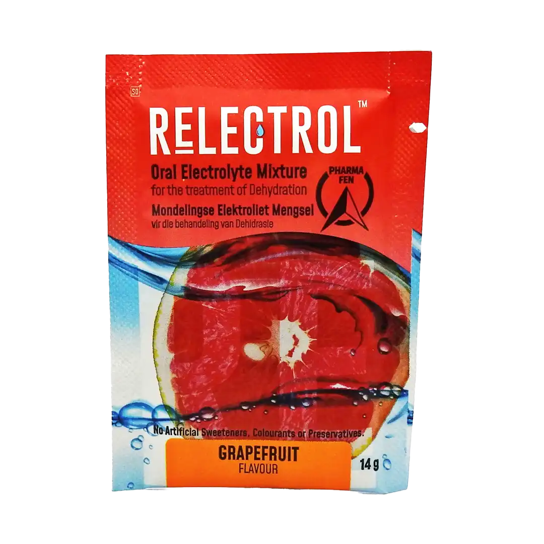 Relectrol Oral Electrolyte Mixture Grapefruit Sachet, 14g x 6's