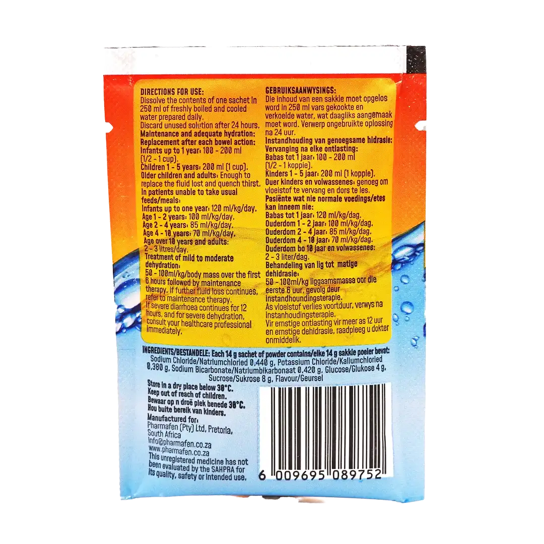 Relectrol Oral Electrolyte Mixture Orange/Grapefruit Sachet, 14g x 6's