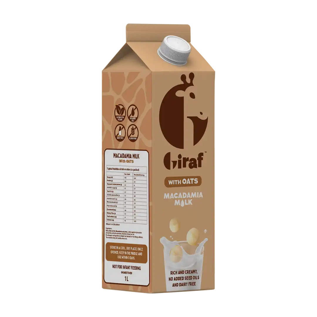 Giraf Macadamia Milk 1L, Oat