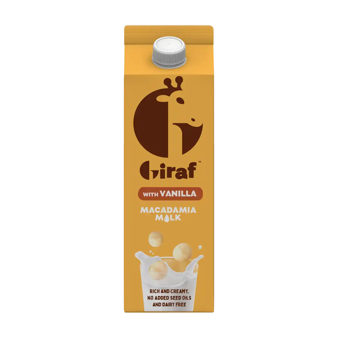 Giraf Macadamia Milk 1L, Vanilla