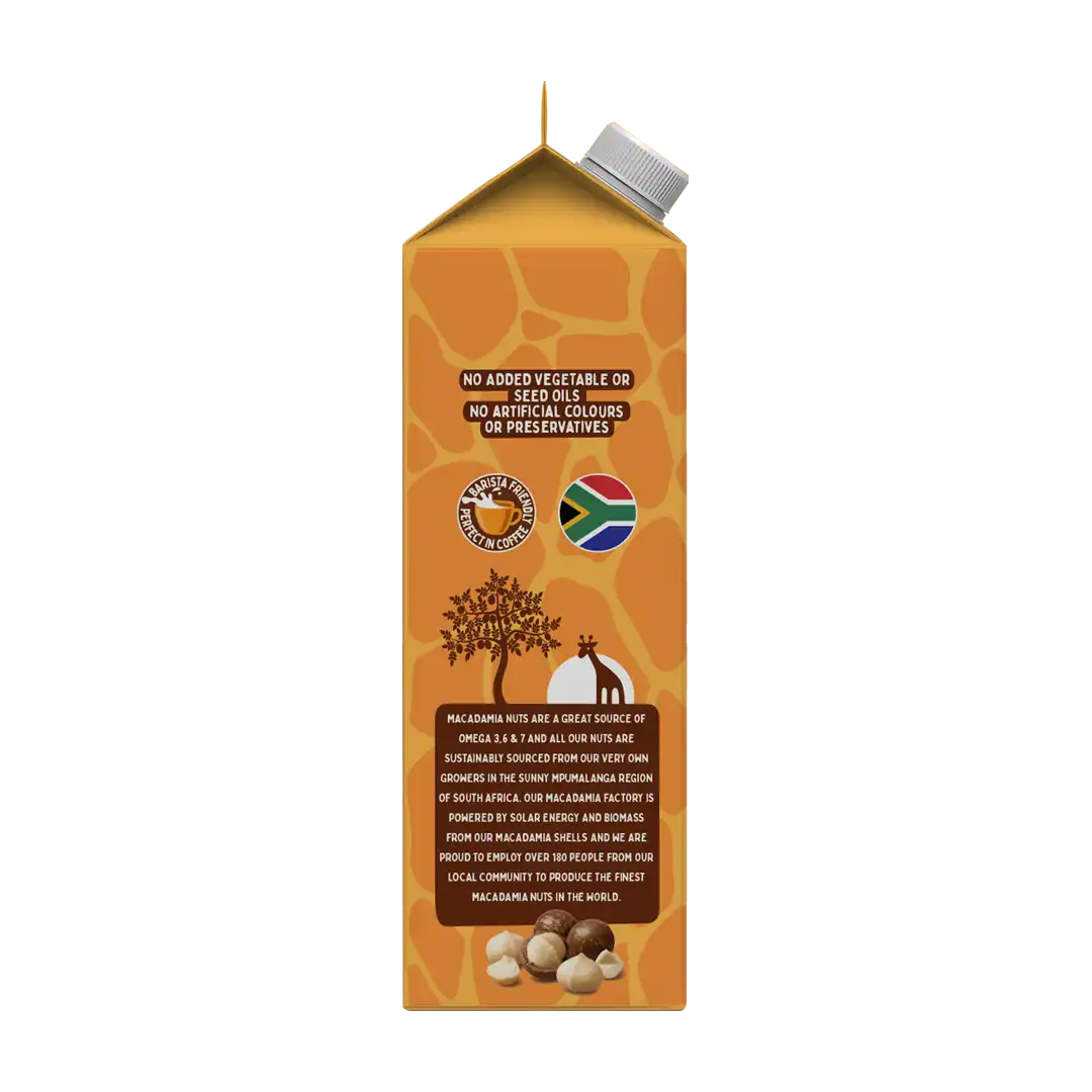 Giraf Macadamia Milk 1L, Vanilla
