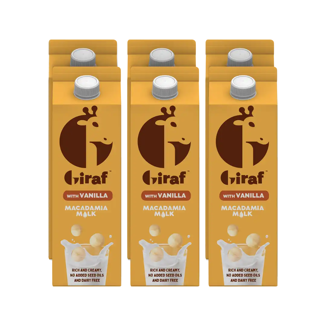 Giraf Macadamia Milk 1L, Vanilla