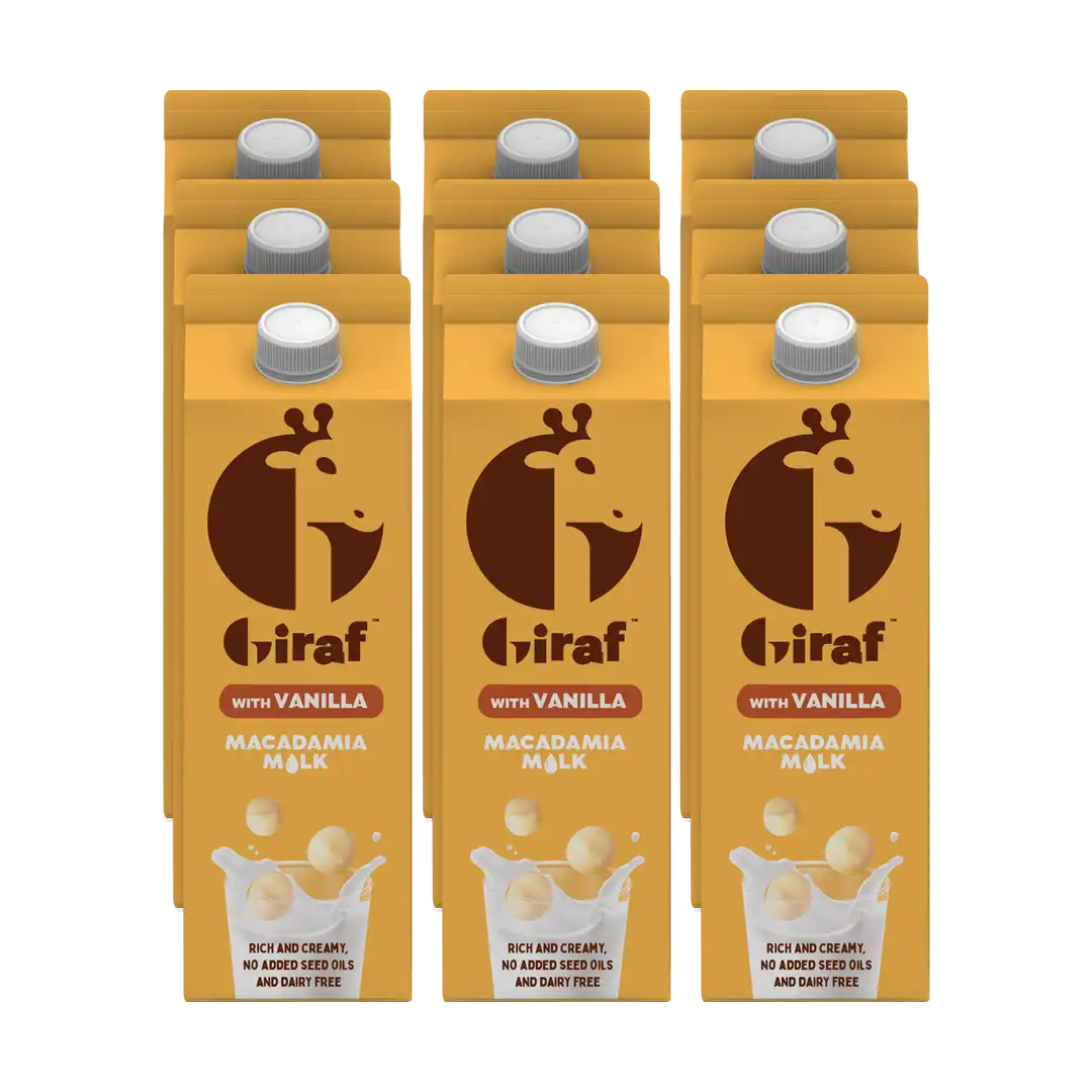 Giraf Macadamia Milk 1L, Vanilla