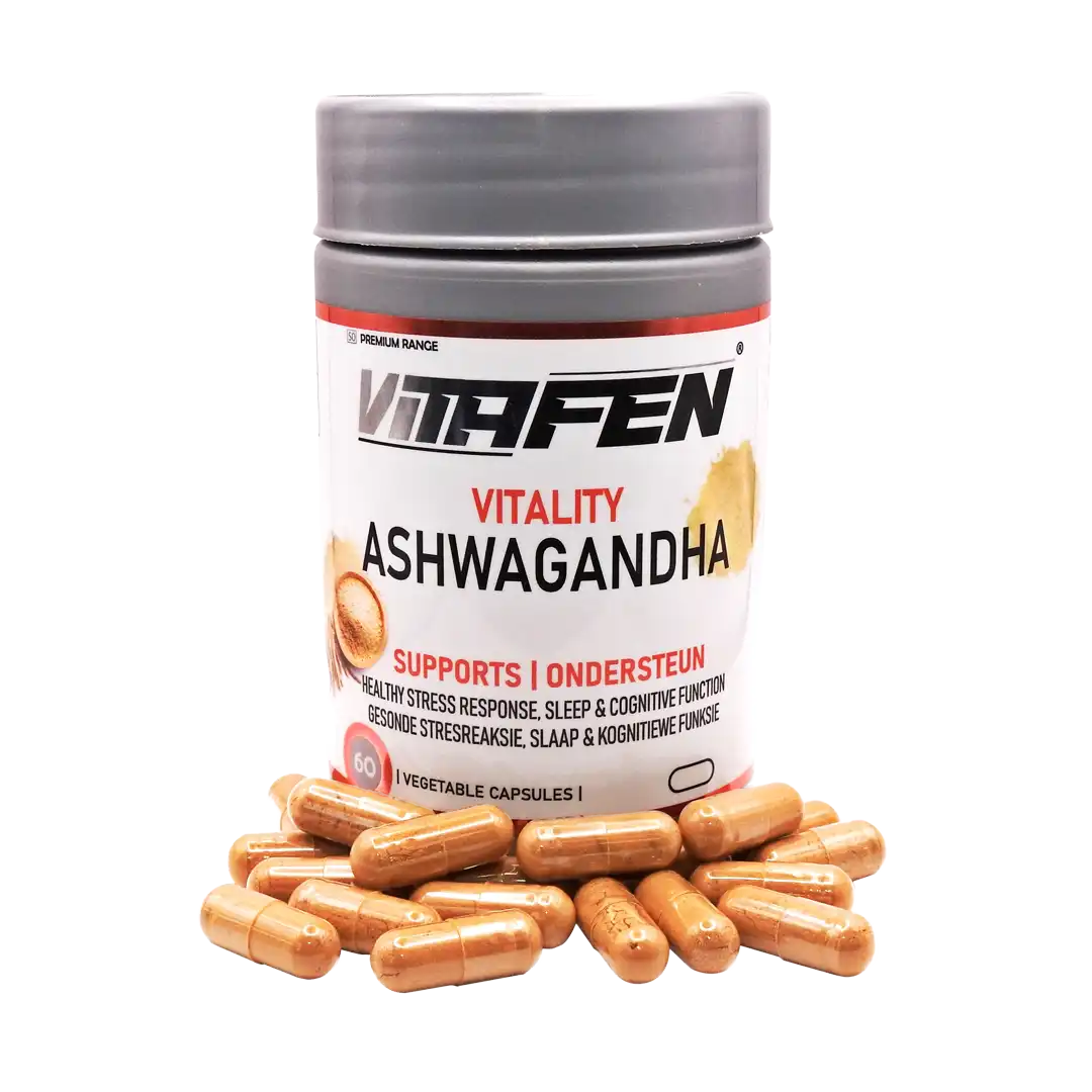 Vitafen Ashwagandha 500mg Vegi-Capsules, 60's
