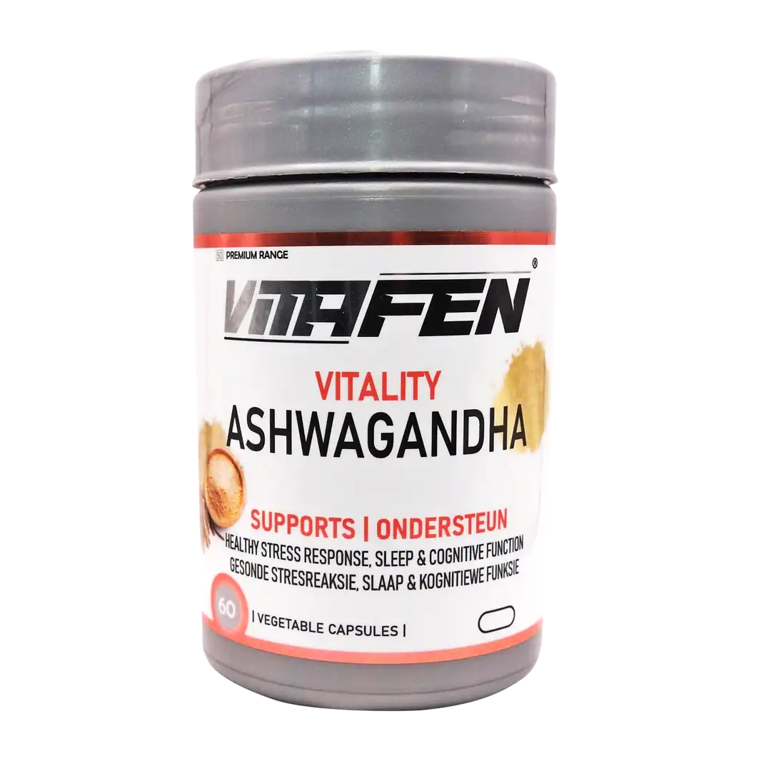 Vitafen Ashwagandha 500mg Vegi-Capsules, 60's