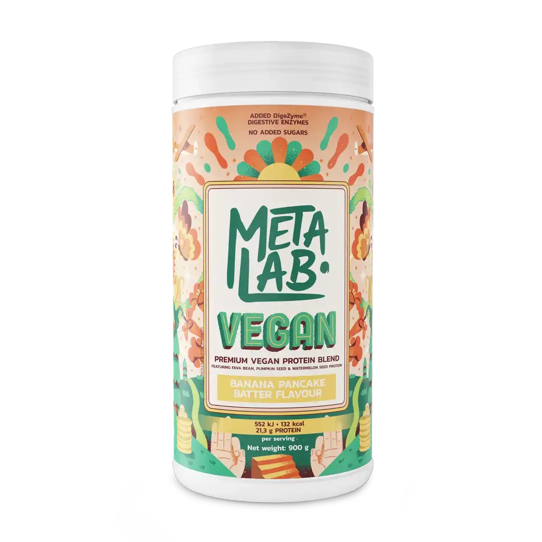 Metalab VEGAN Premium Plant Protein Banana Pancake Batter, 900g