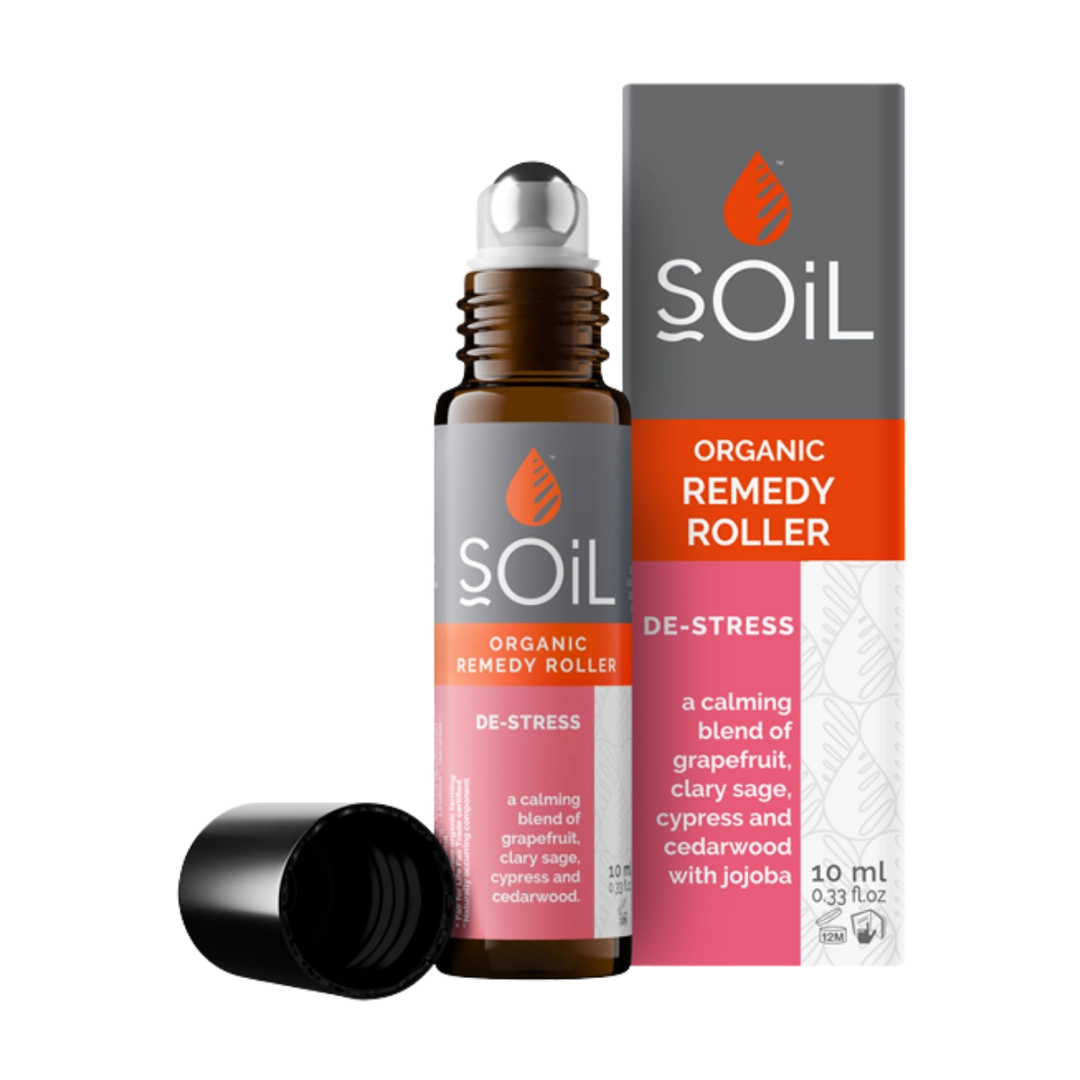 Soil Organic De-Stress Remedy Roller, 10ml