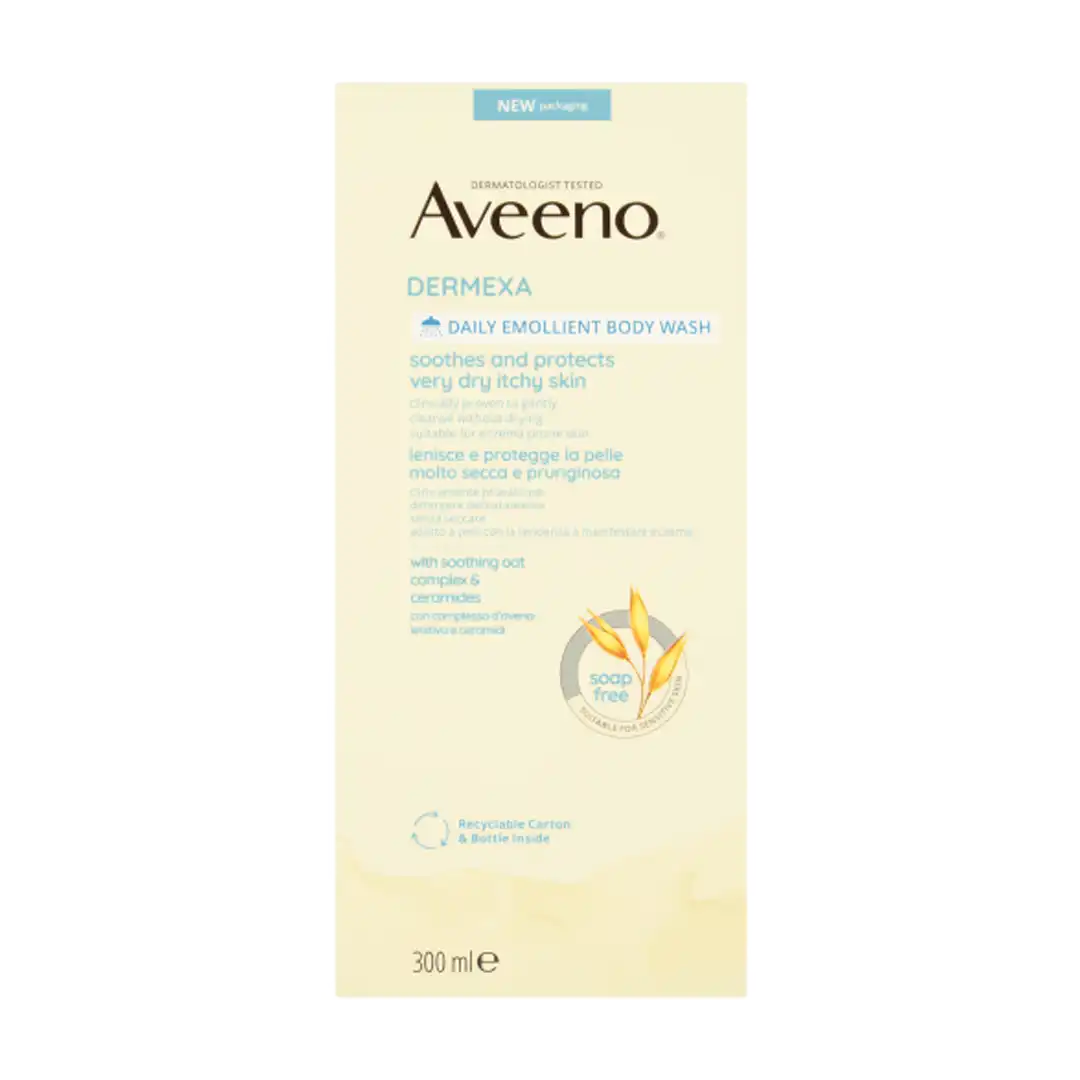Aveeno Dermexa Body Wash, 300ml