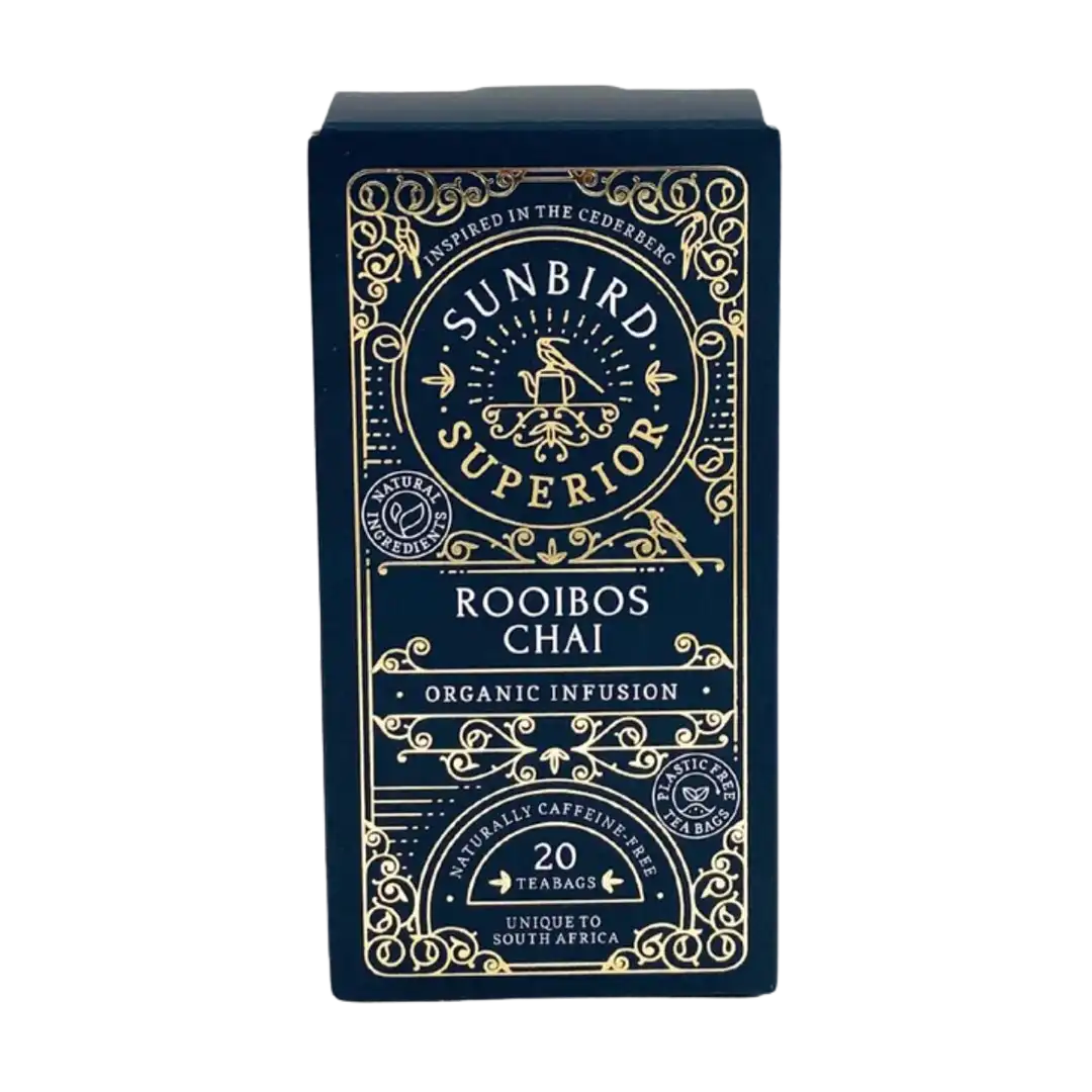 Sunbird Superior Organic Chai Rooibos, 20's