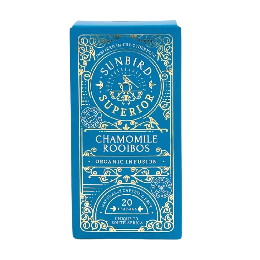 Sunbird Superior Organic Chamomile Rooibos, 20's