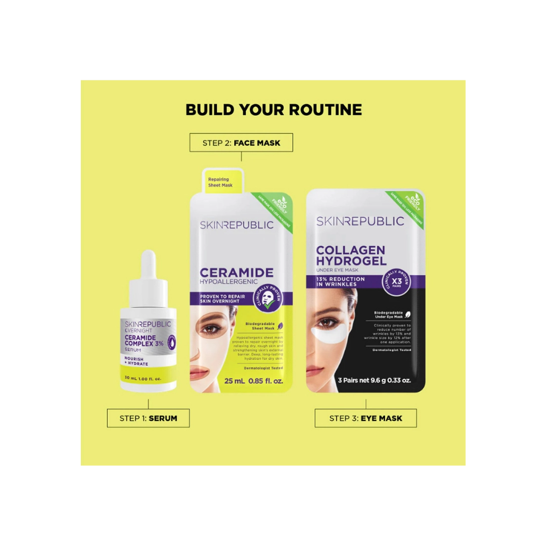 Skin Republic Ceramide Complex 3% Overnight Serum, 30ml