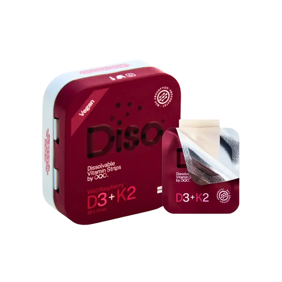Diso D3 + K2 Vitamin Strips, 30's