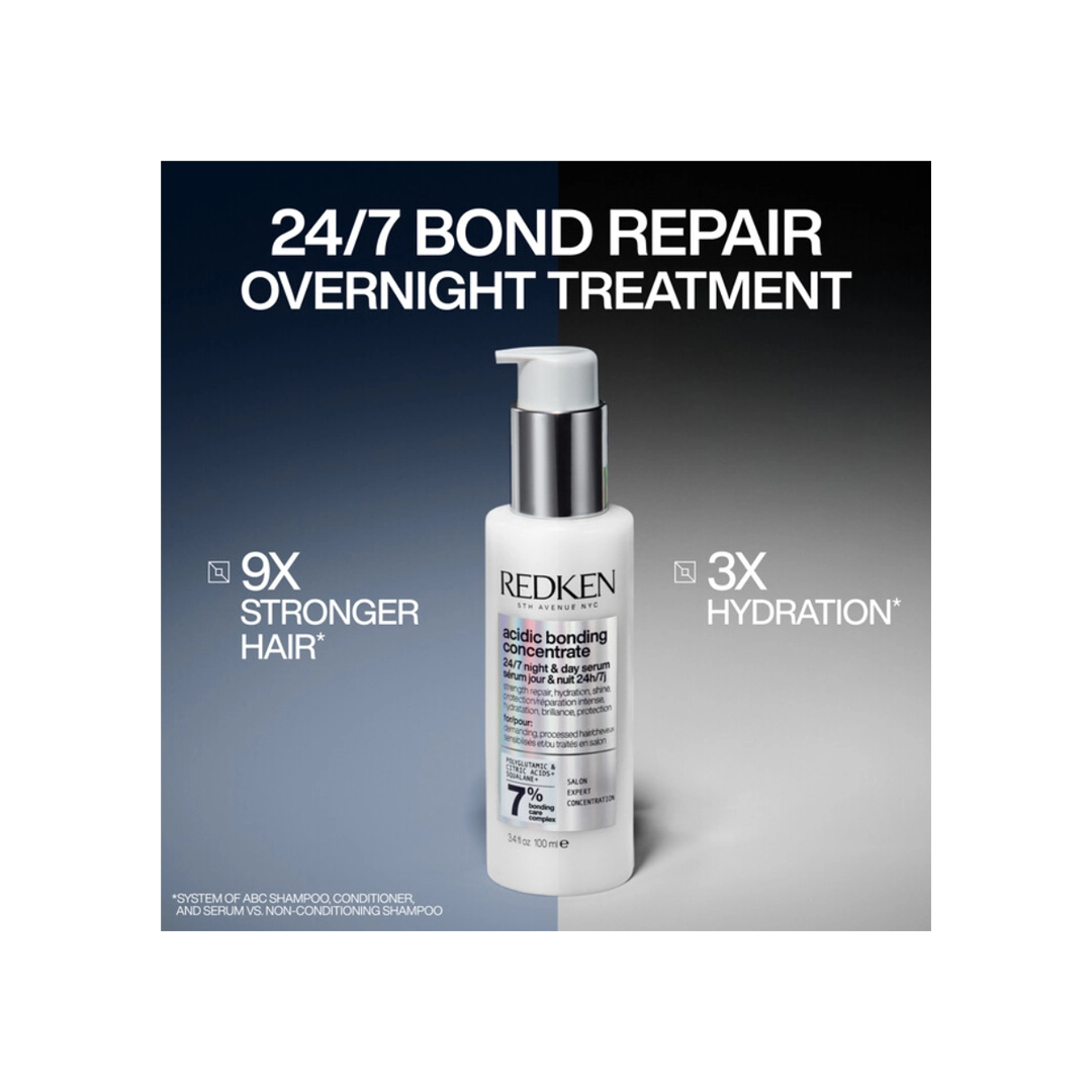 Redken Acidic Bonding Concentrate 24/7 Night & Day Serum, 100ml