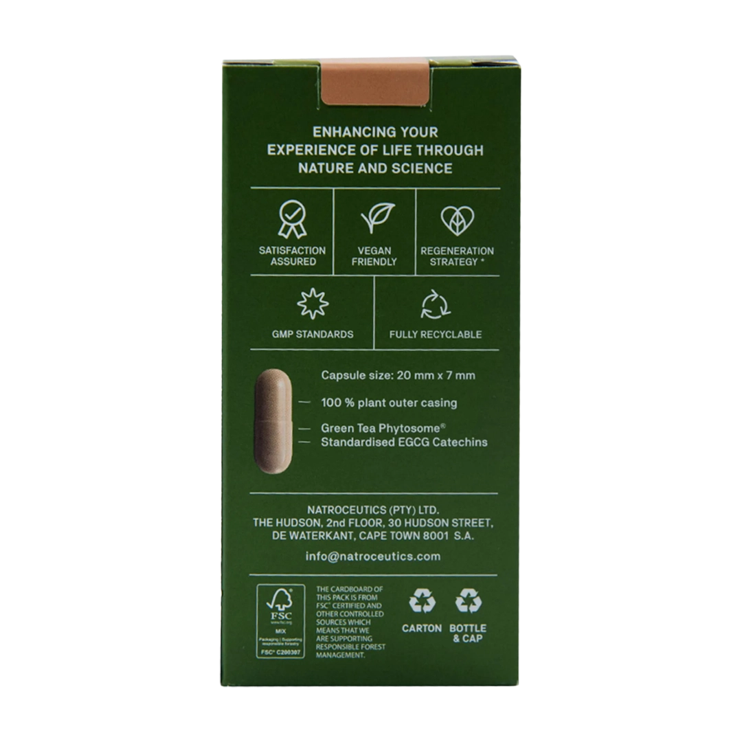 Natroceutics Green Tea Bioactive Caffeine Free Capsules, 60's