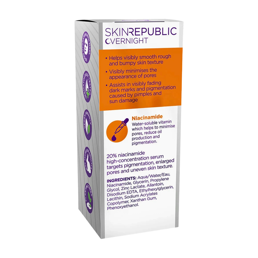 Skin Republic Niacinamide 20% Overnight Serum, 30ml