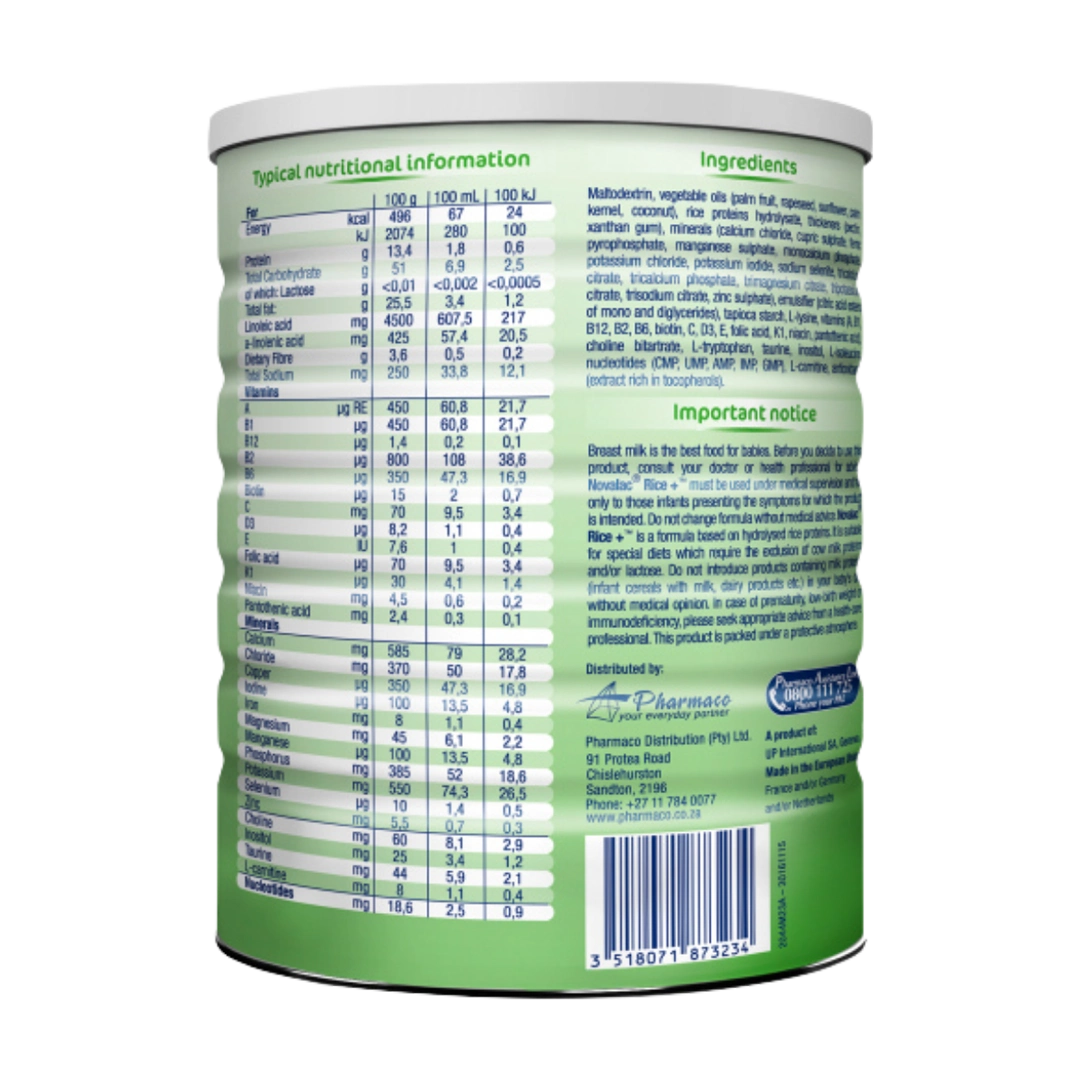 Novalac Rice+ Formula, 800g