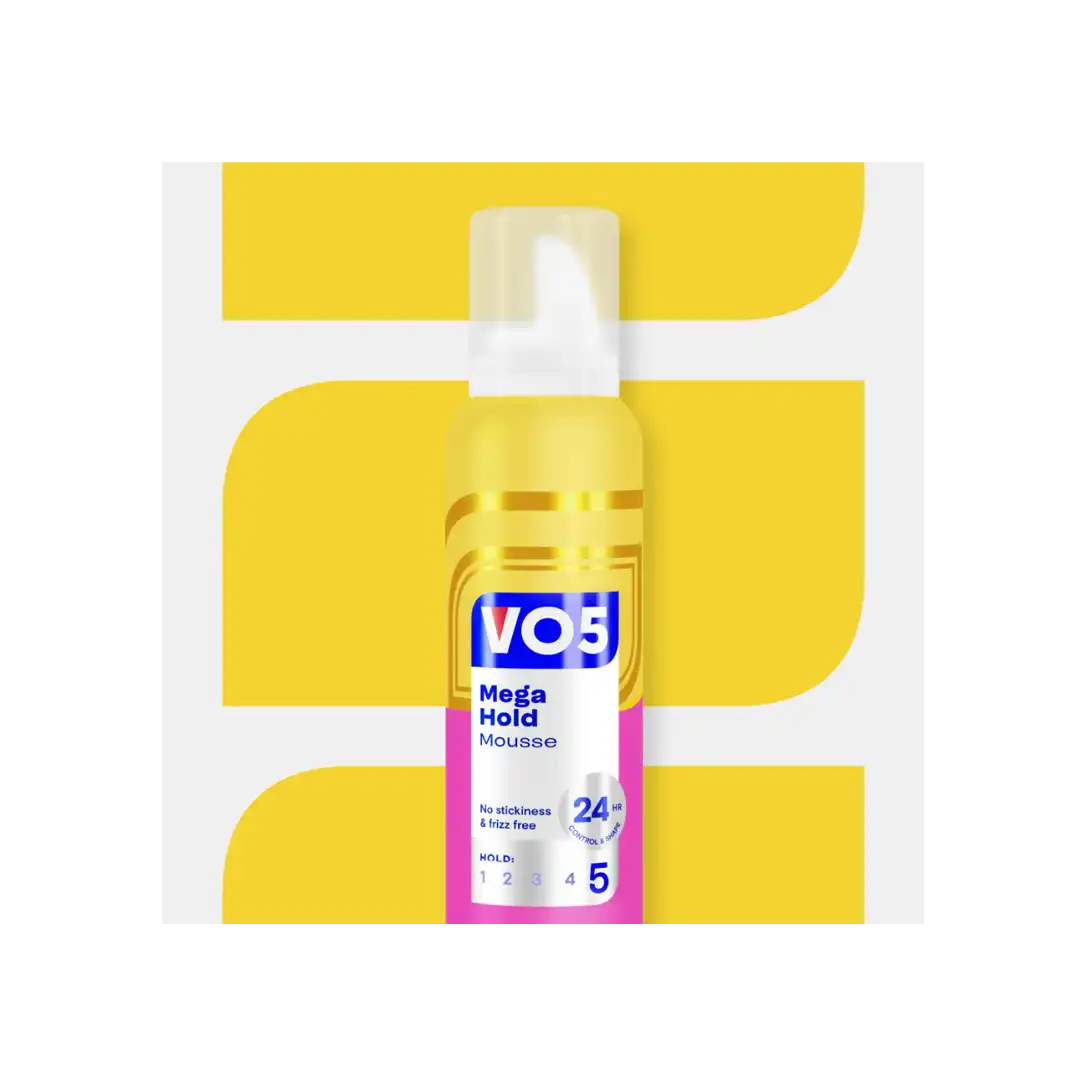 VO5 Mega Hold Mousse, 200ml