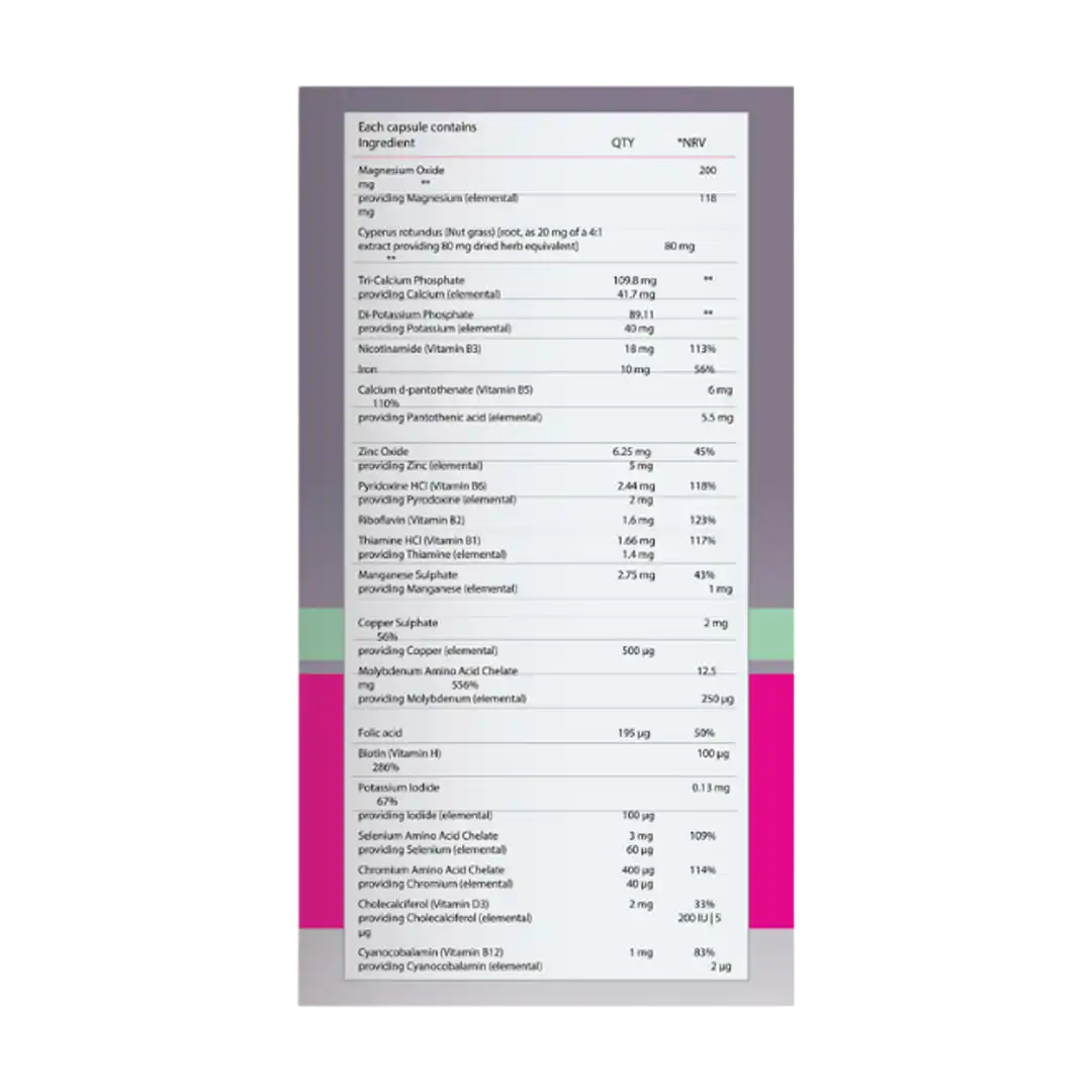 VitaleFemme Re Vive Caps, 30`s