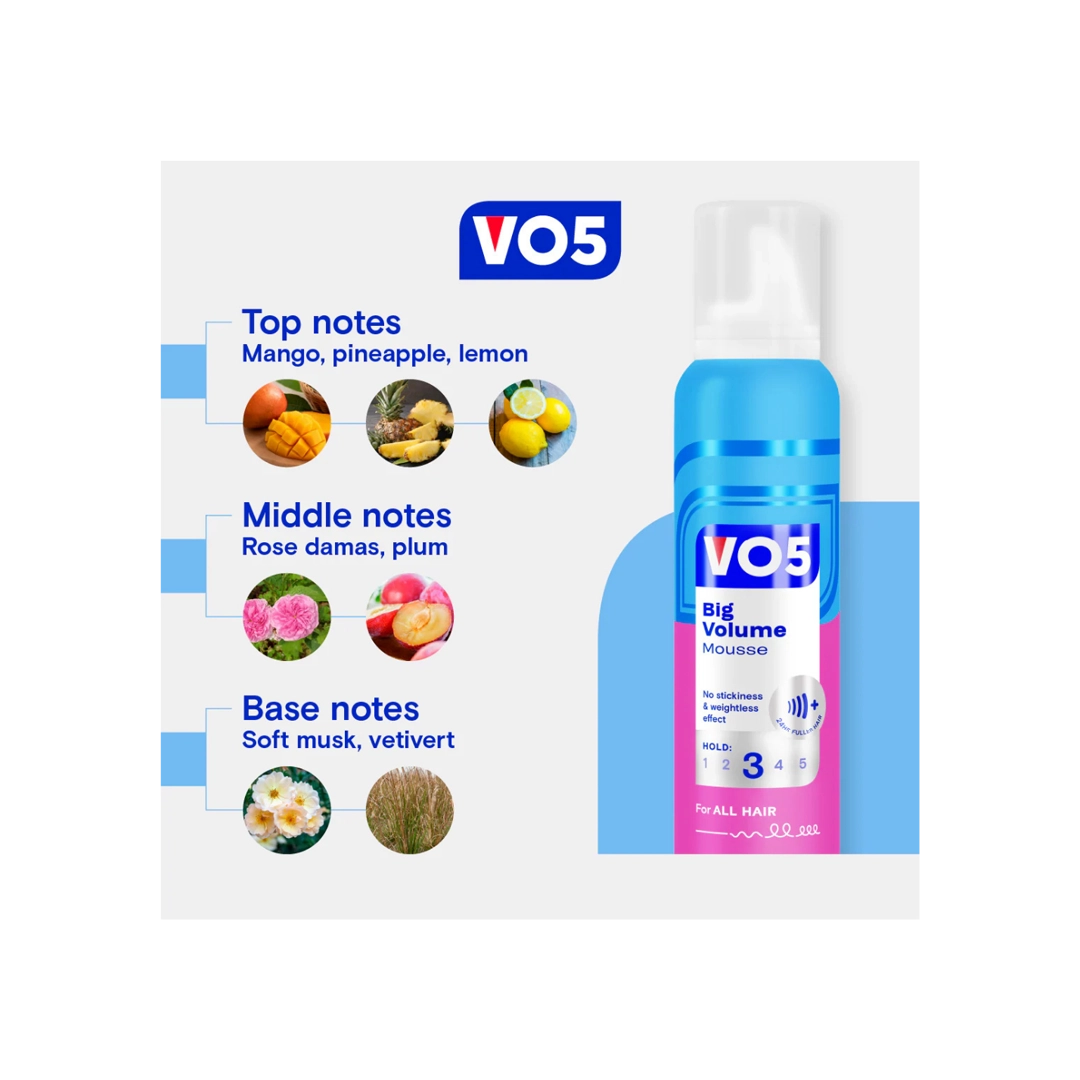 VO5 Big Volume Mousse, 200ml