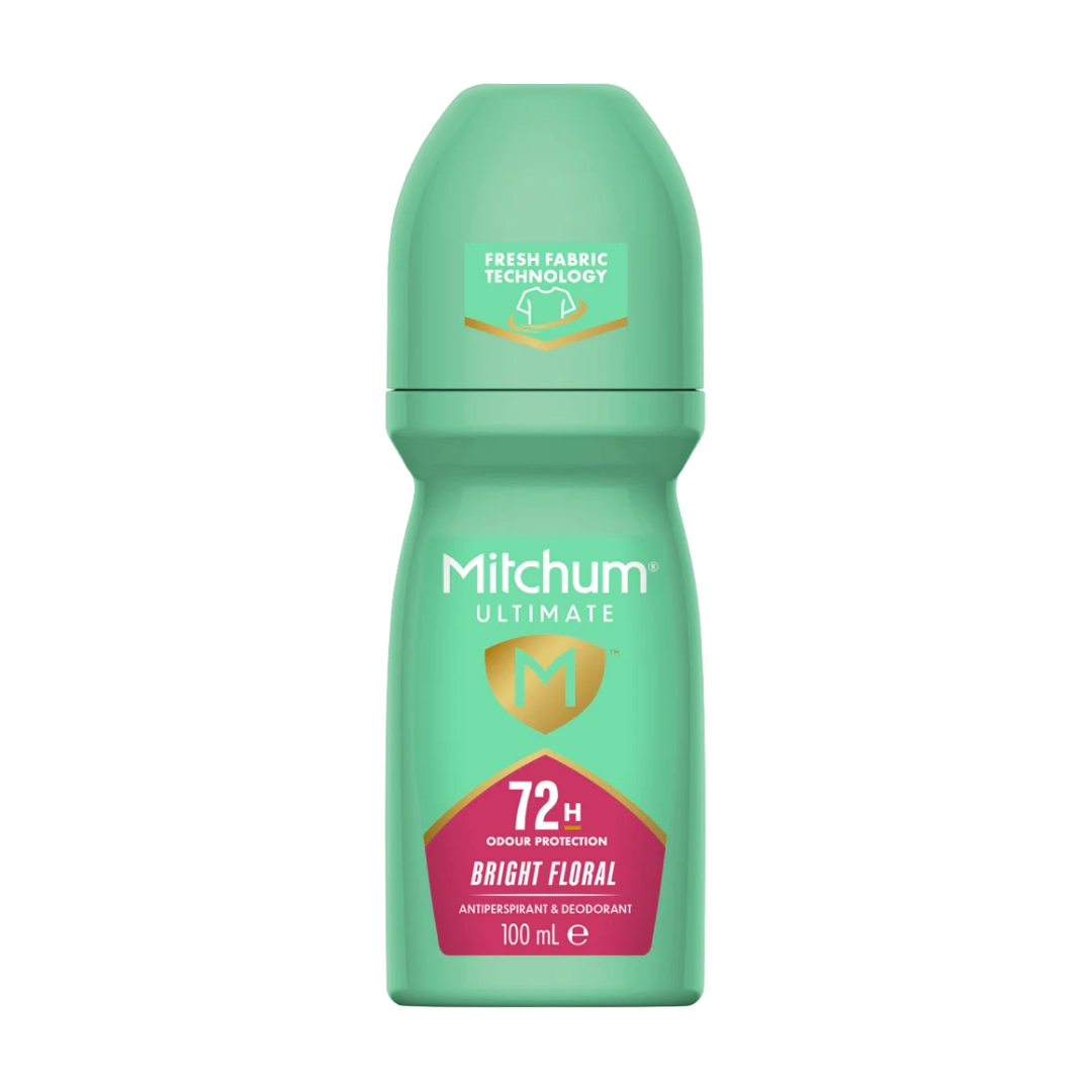 Mitchum Women Ultimate 72H Roll-On Bright Floral, 100ml