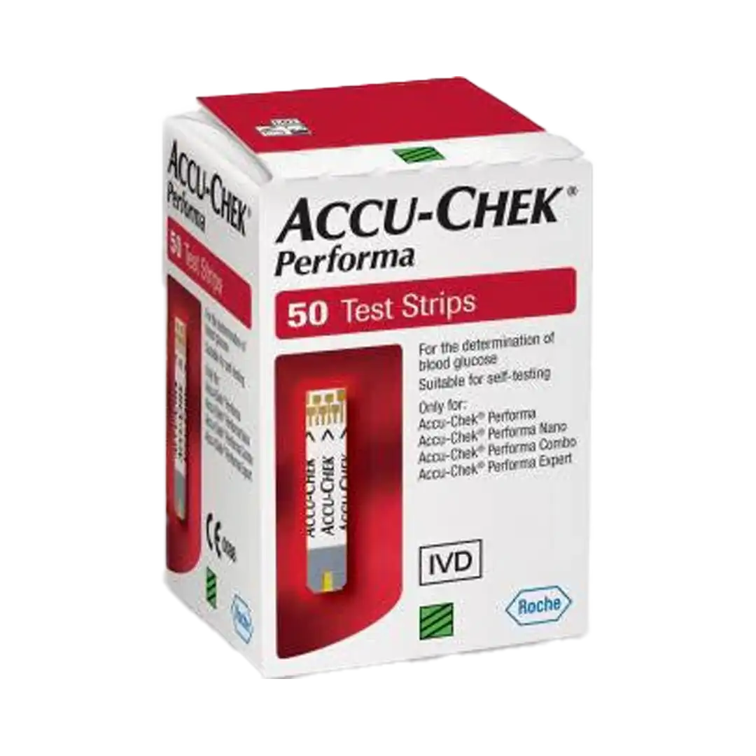 Accu-Chek Peforma Blood Glucose Test Strips, 50's