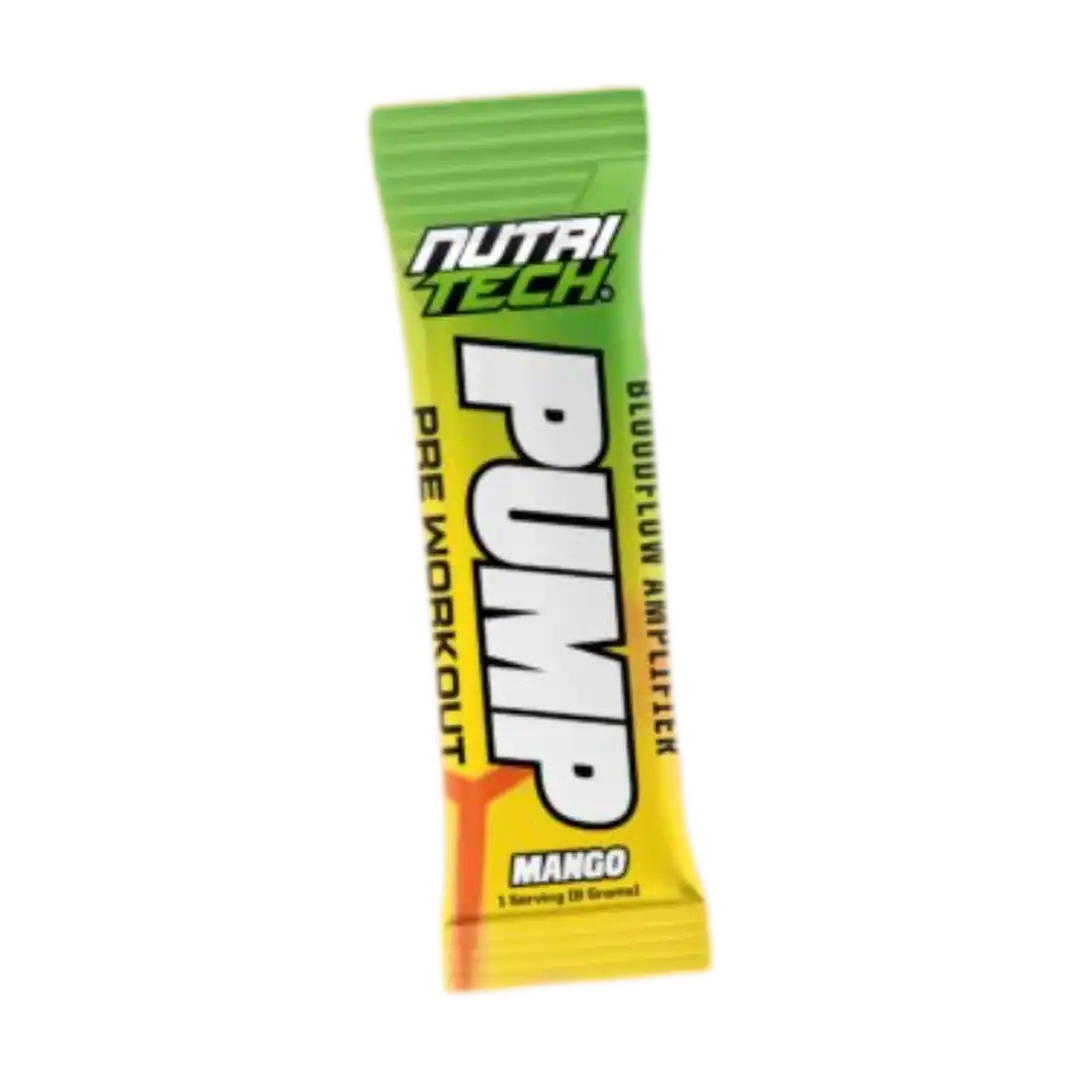 Nutritech Pump Pre Workout Sachets Mango, 8g