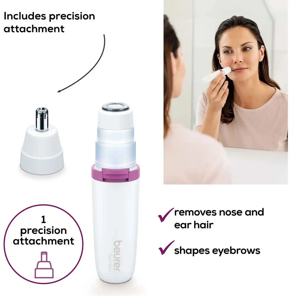 Beurer Facial Hair Remover & Eyebrow Trimmer HL 16 Upper Lip Nose Ear Hair