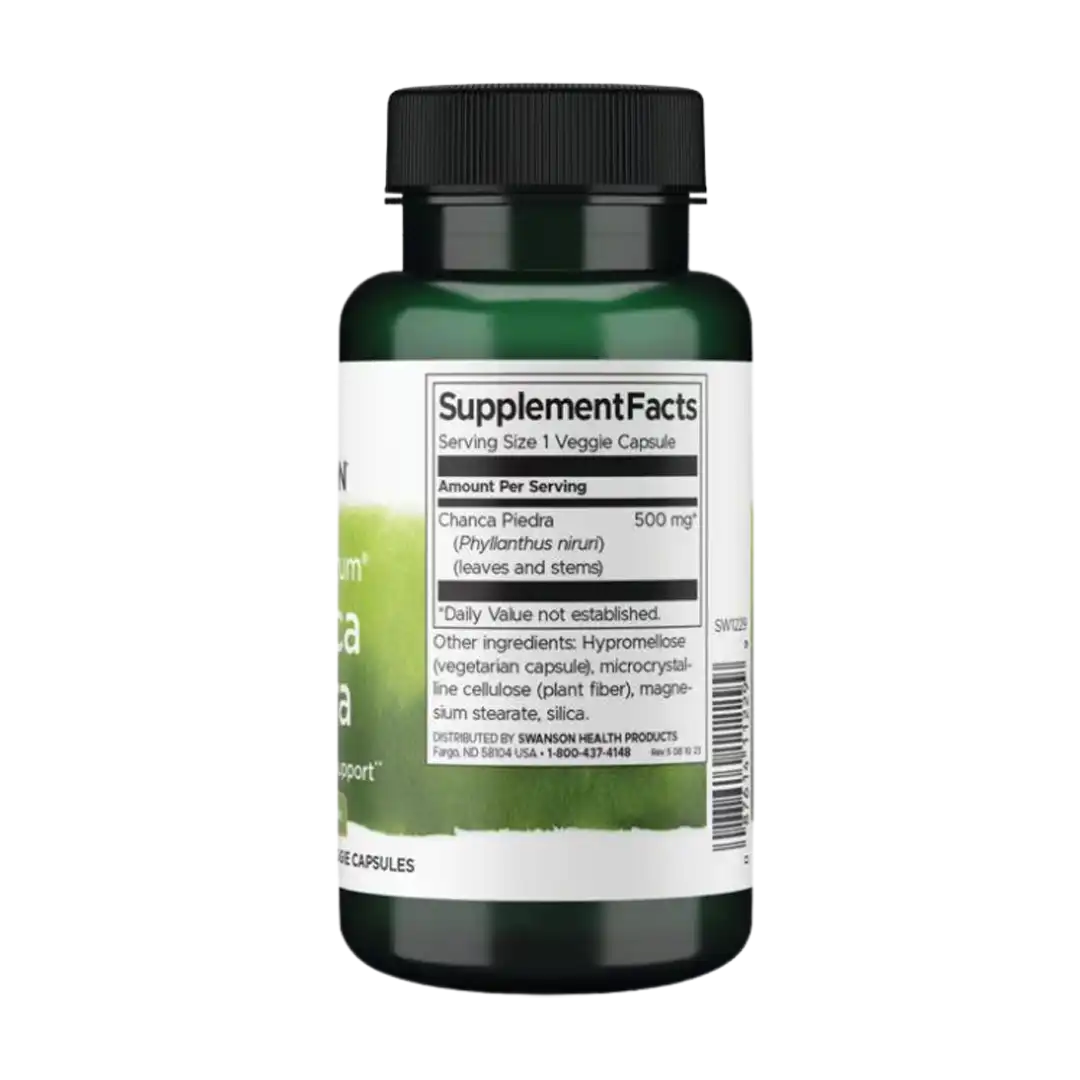 Swanson Full Spectrum Chanca Piedra Capsules, 60's