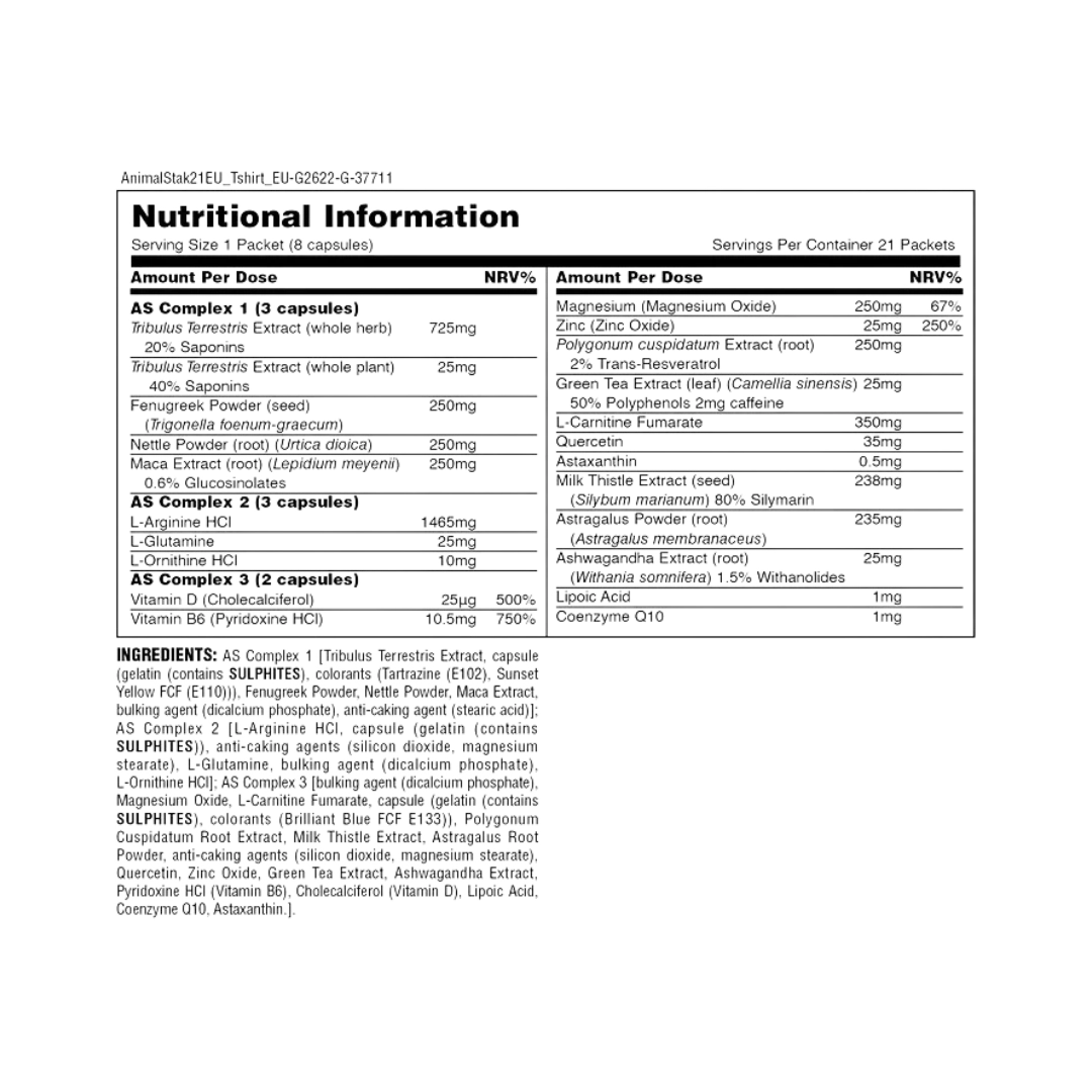 Universal Animal Stak Pack, 21's