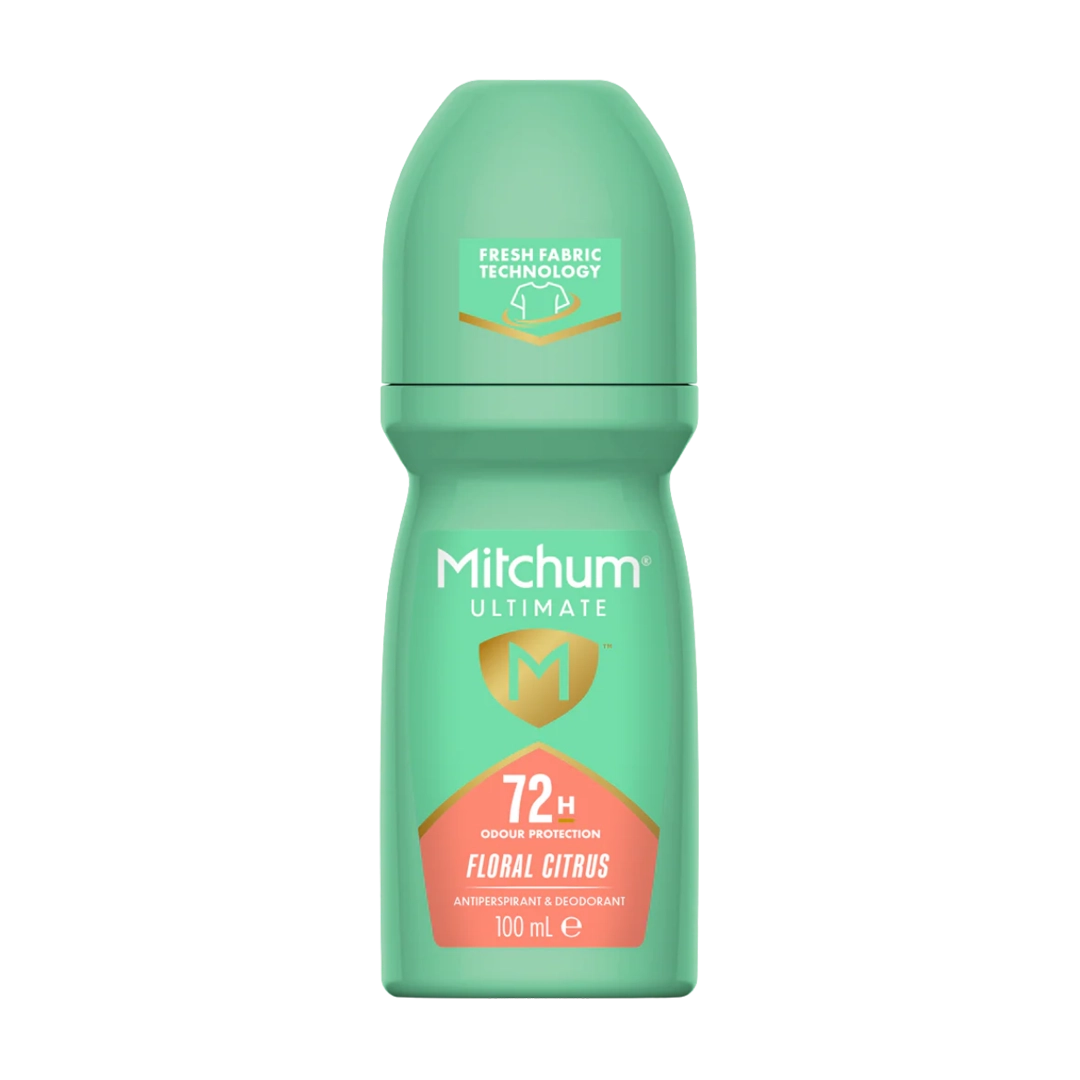 Mitchum Women Ultimate 72H Roll-On Floral Citrus, 100ml
