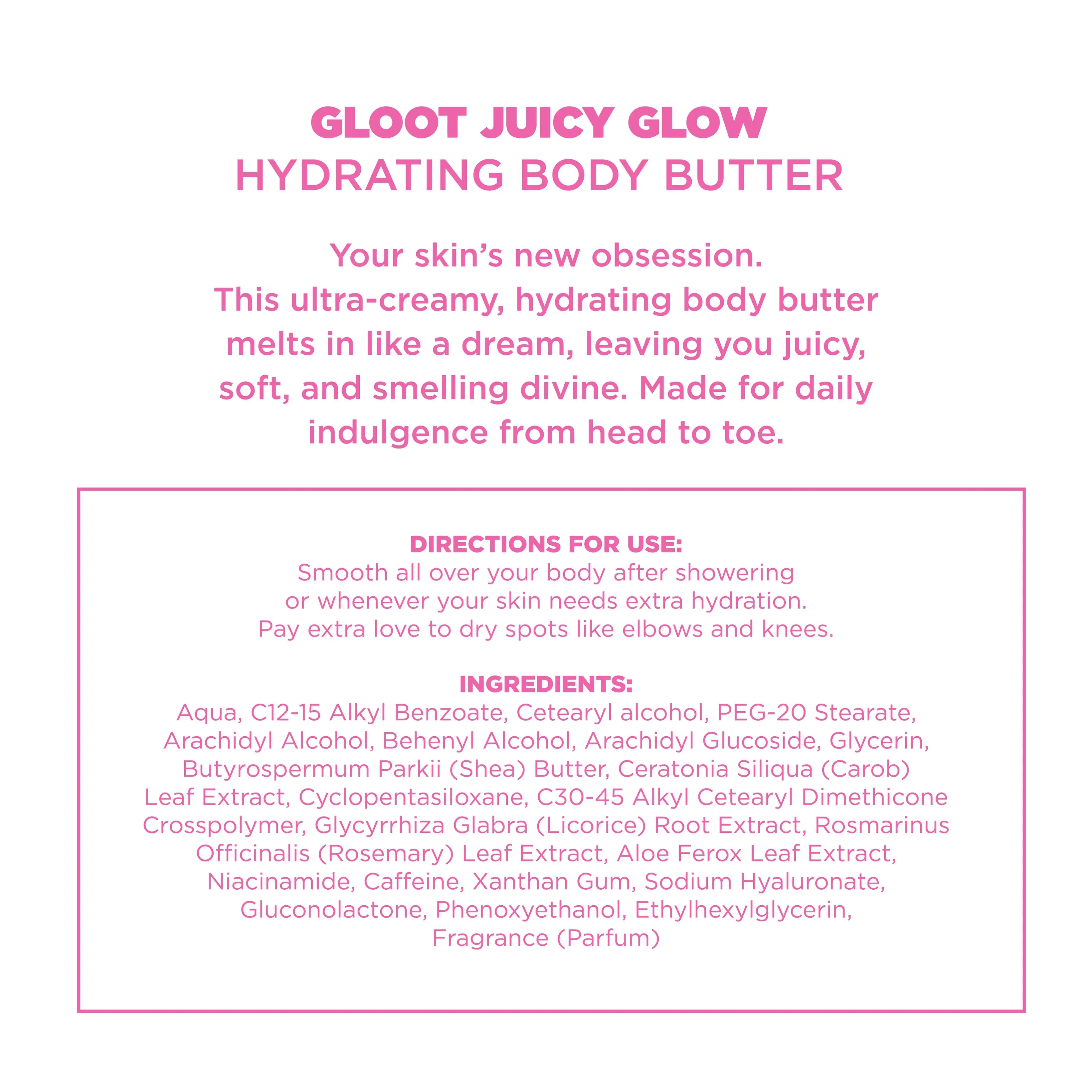 Gloot Juicy Glow Hydrating Body Butter, 250ml