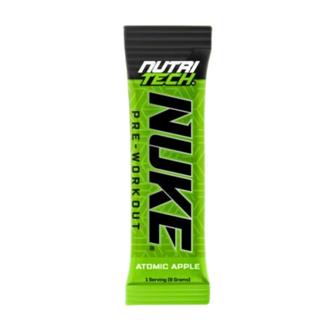 Nutritech Nuke Pre Workout Sachets Atomic Apple, 8g