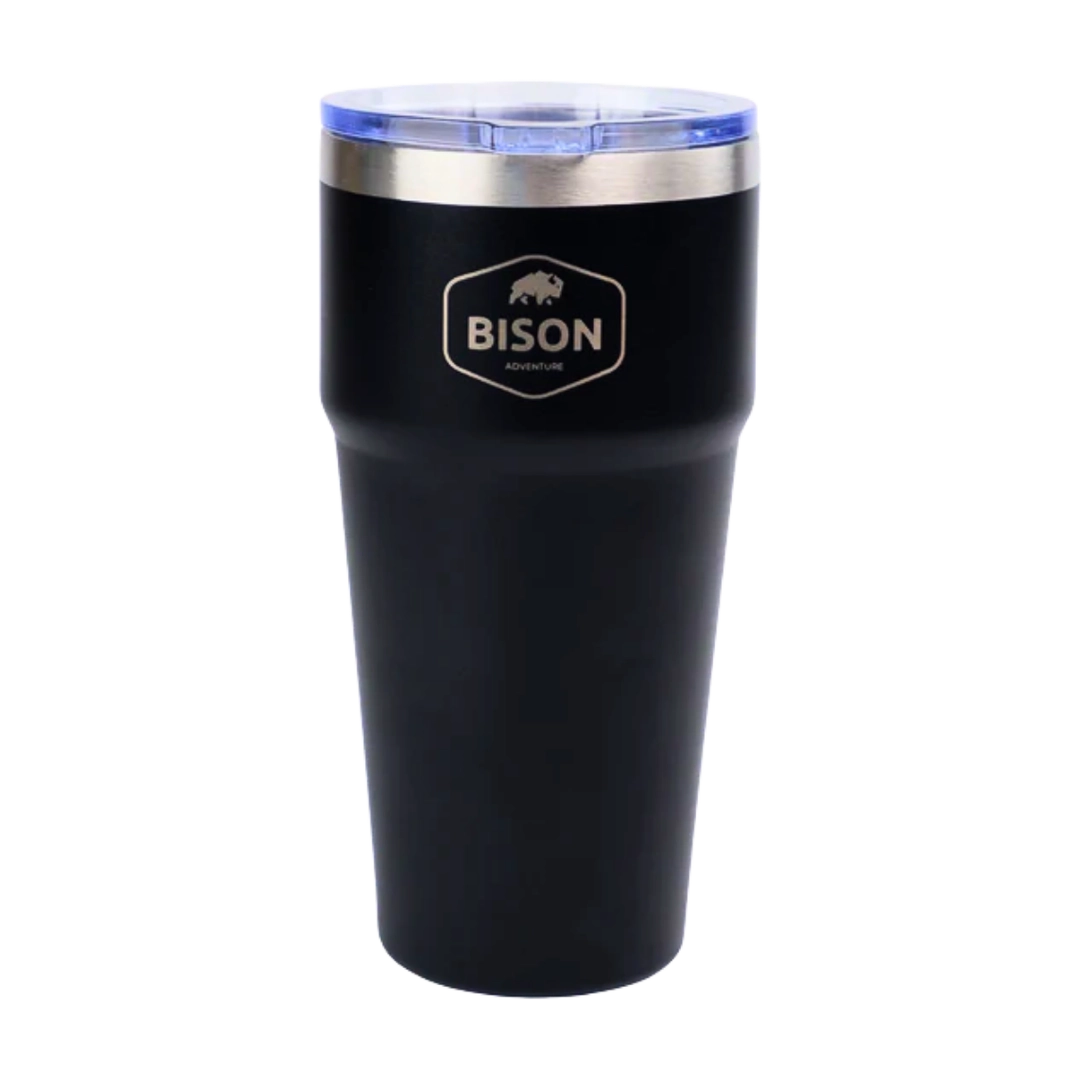 Bison Large Cup Black, 450ml
