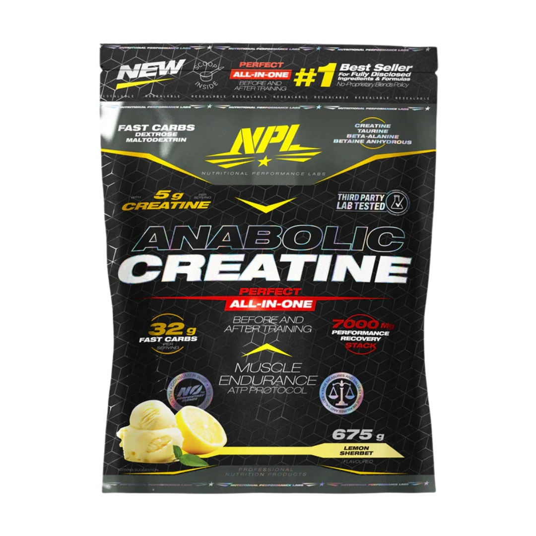 NPL Anabolic Creatine, 675g Assorted