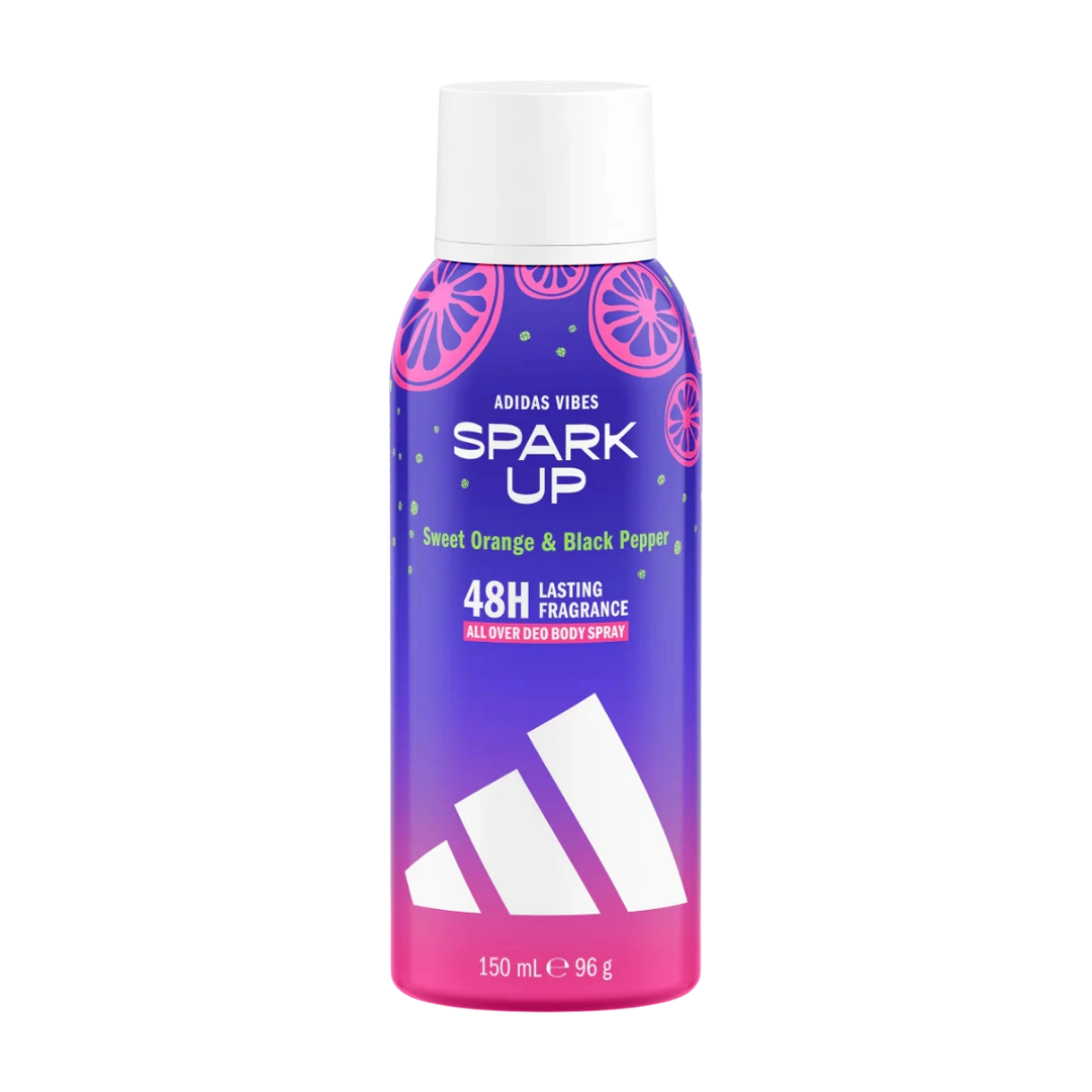 Adidas Vibes Spark Up All Over Deo Body Spray, 150ml