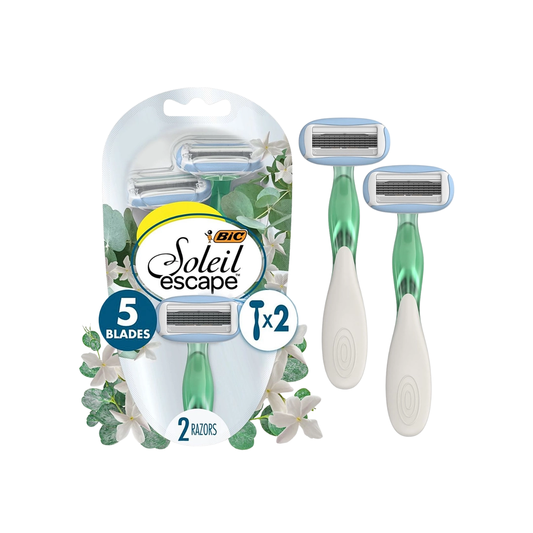 BIC Soleil Escape Women's Disposable Razors, Jasmine & Eucalyptus