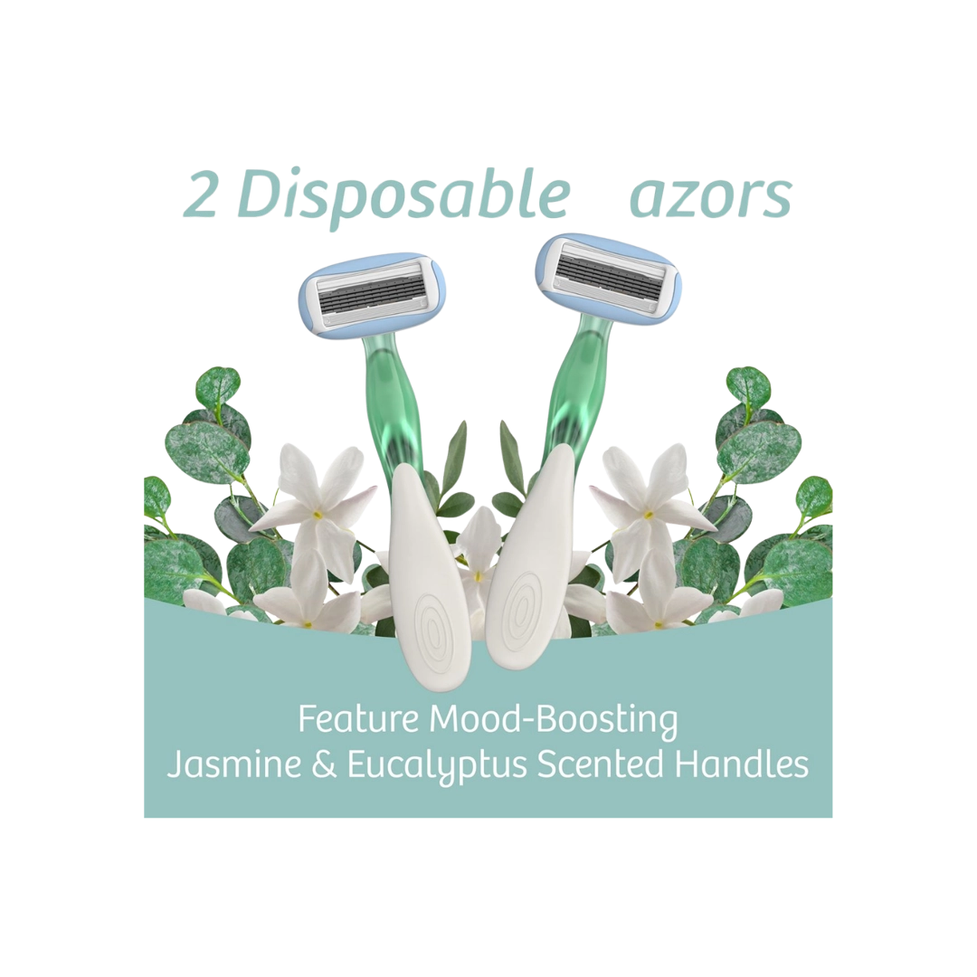 BIC Soleil Escape Women's Disposable Razors, Jasmine & Eucalyptus