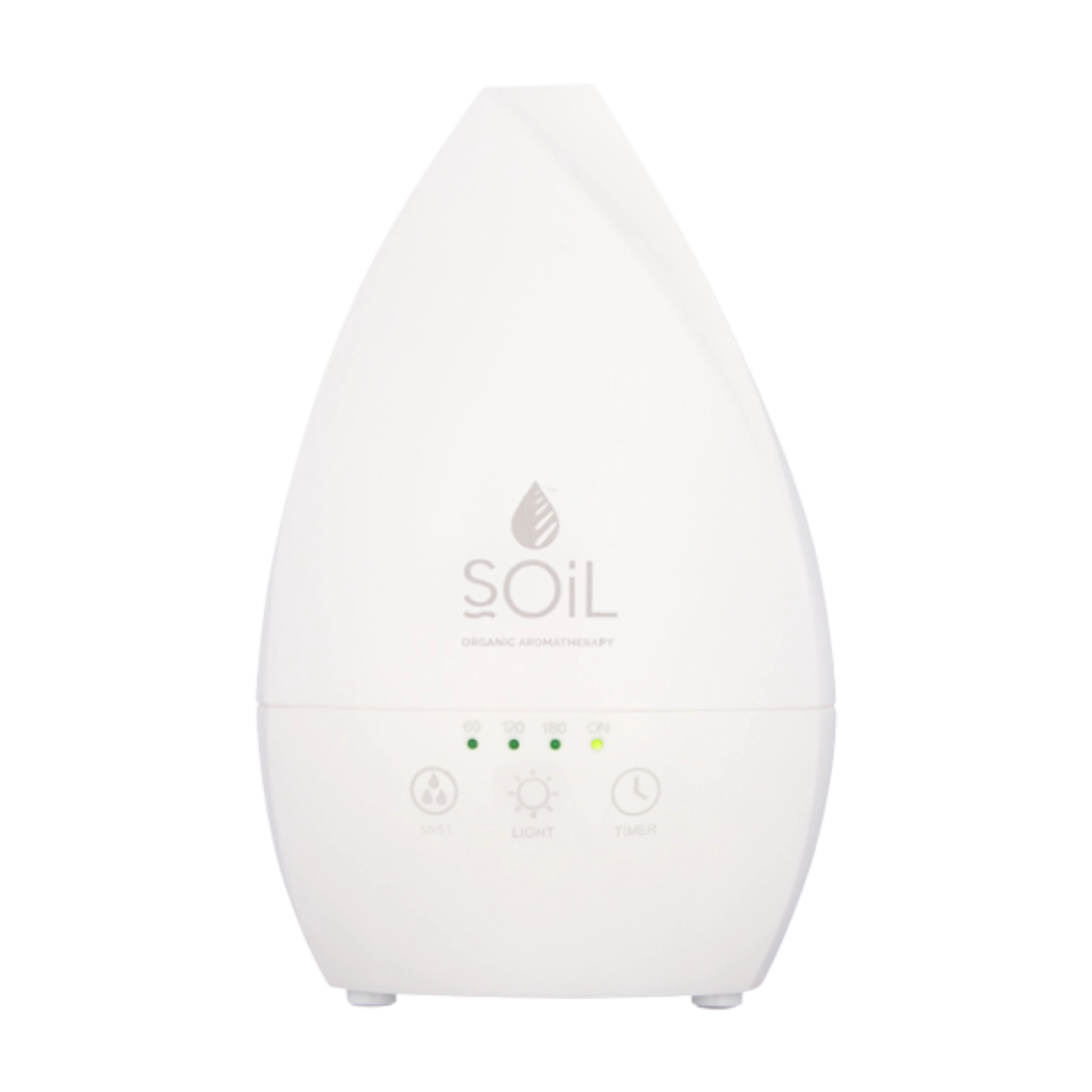 Soil Organic Ultrasonic Aroma Diffuser White