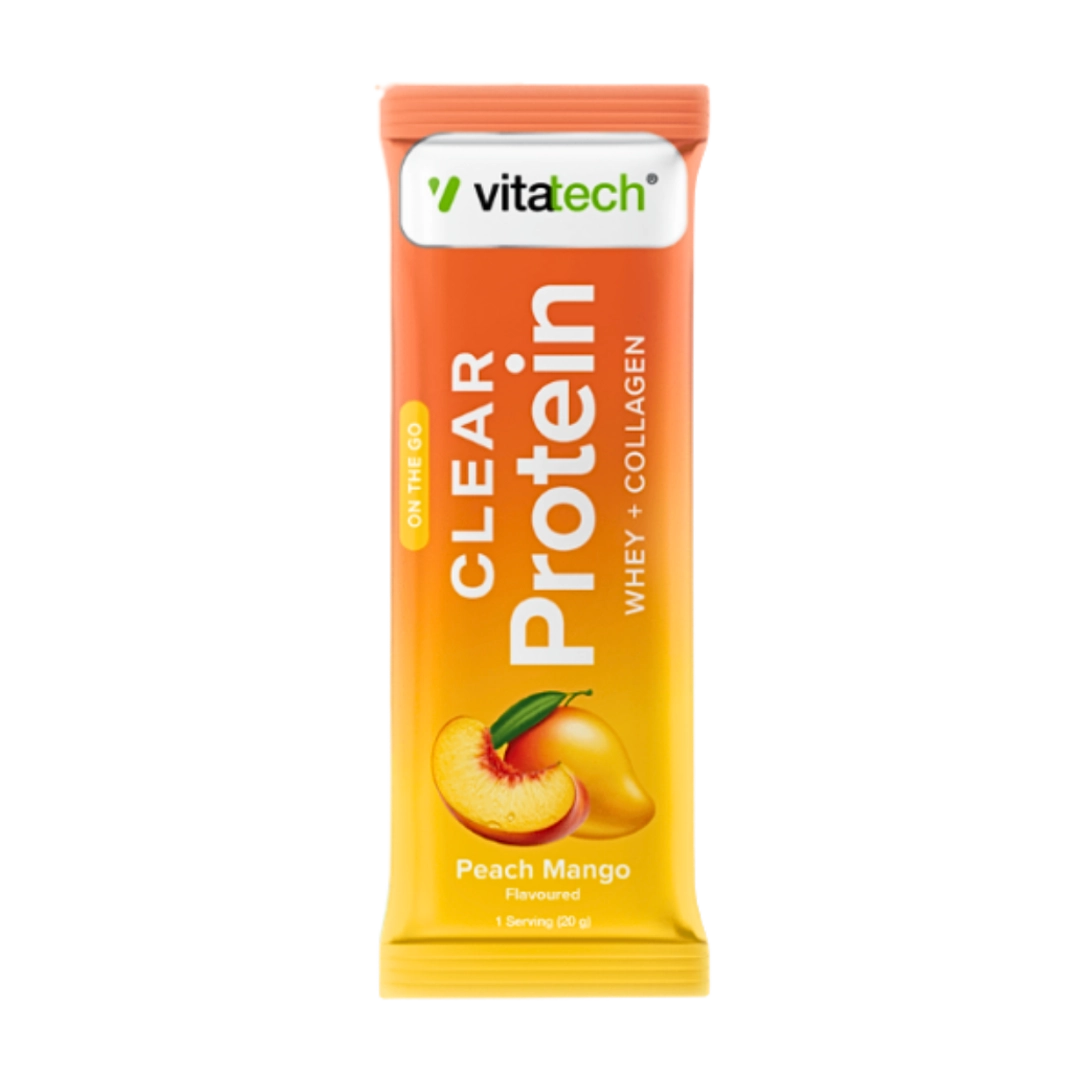 Vitatech Clear Protein Peach Mango Sachet, 20g