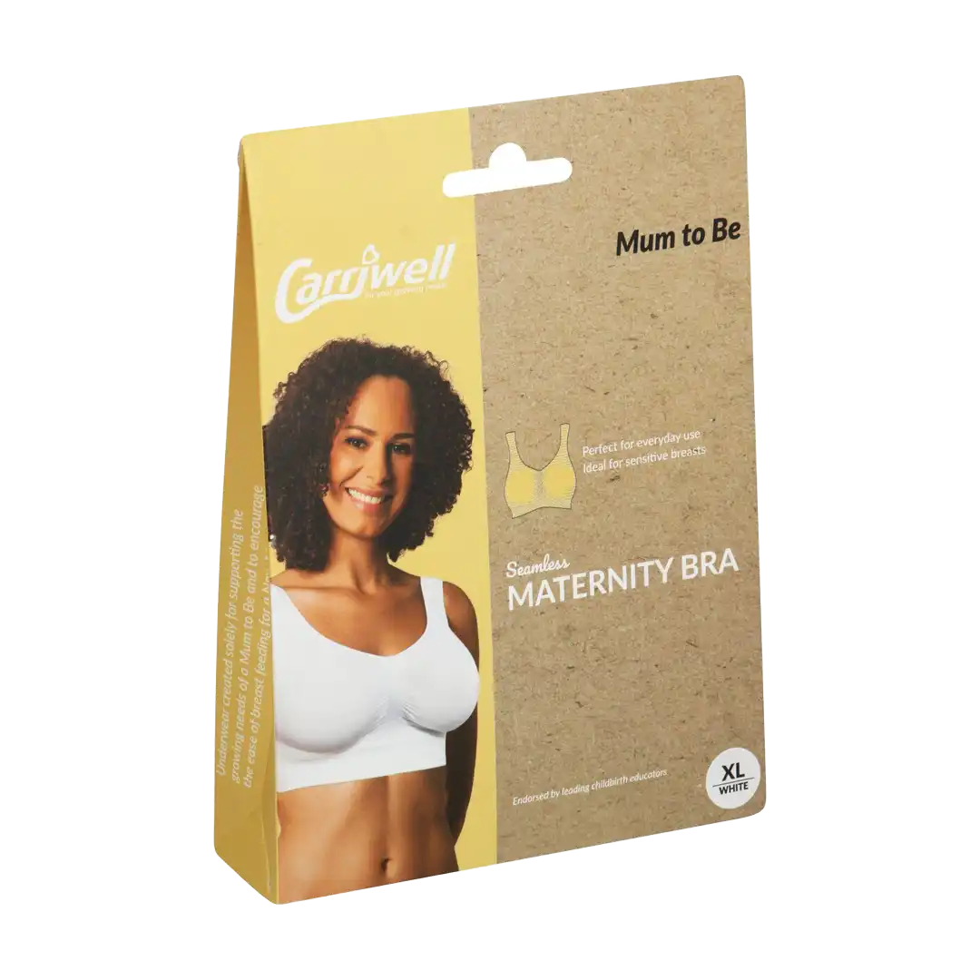 Carriwell Seamless Maternity Bra White, XL