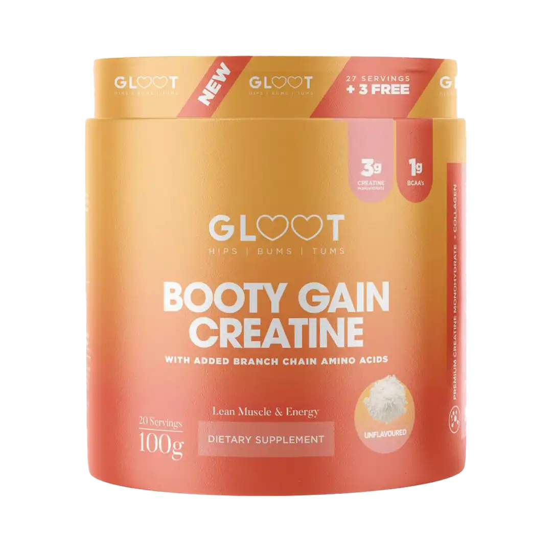 Gloot Booty Gain Creatine Unflavoured, 100g