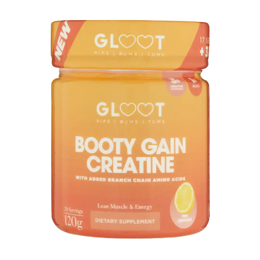 Gloot Booty Gain Creatine Pink Lemonade, 120g