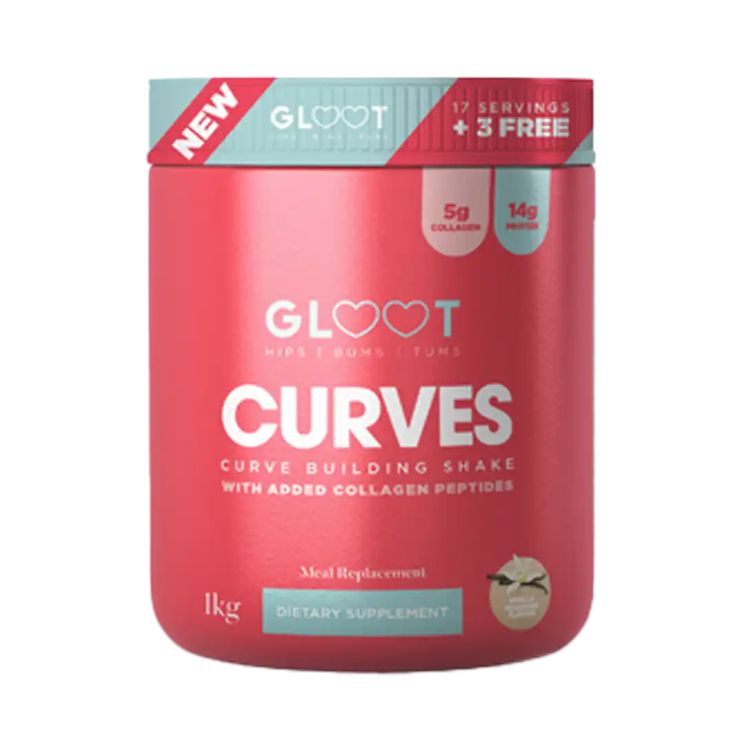 Gloot Curves Meal Replacement Vanilla Milkshake, 1kg