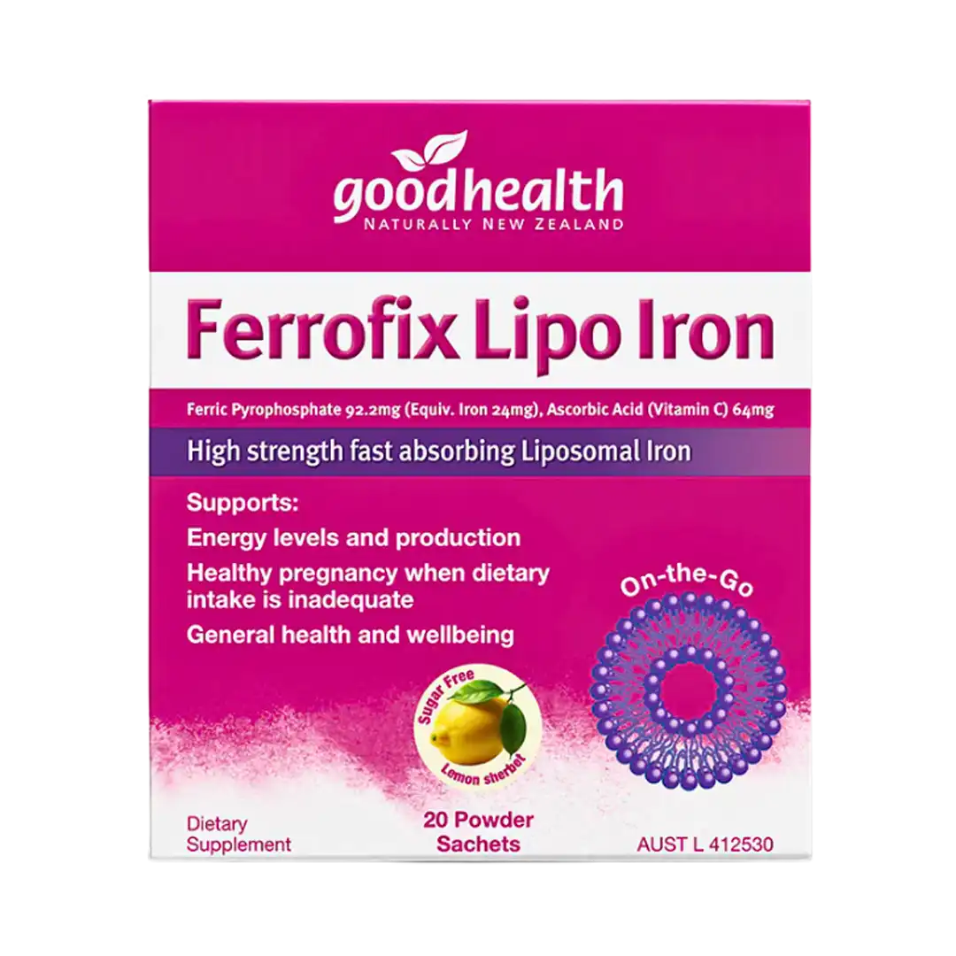 Good Health Ferrofix Lipo Iron, 20's