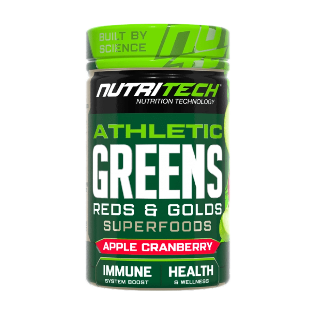 Nutritech Athletic Greens, Apple Cranberry, 330g