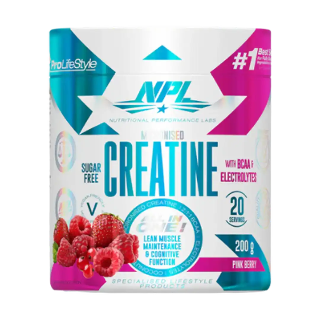 NPL Creatine BCAA and Electrolytes 200g, Assorted