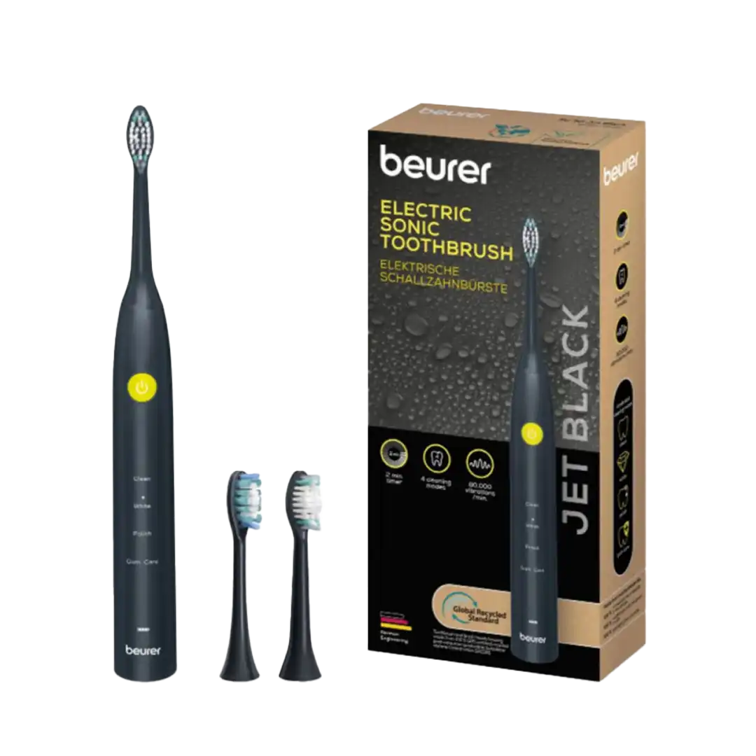 Beurer SC30 Sonic Jet Electric Toothbrush, Black