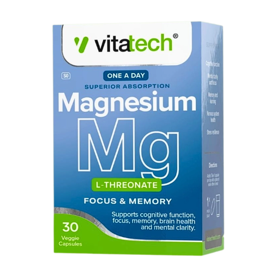 Vitatech Magnesium L-Threonate Capsules, 30's
