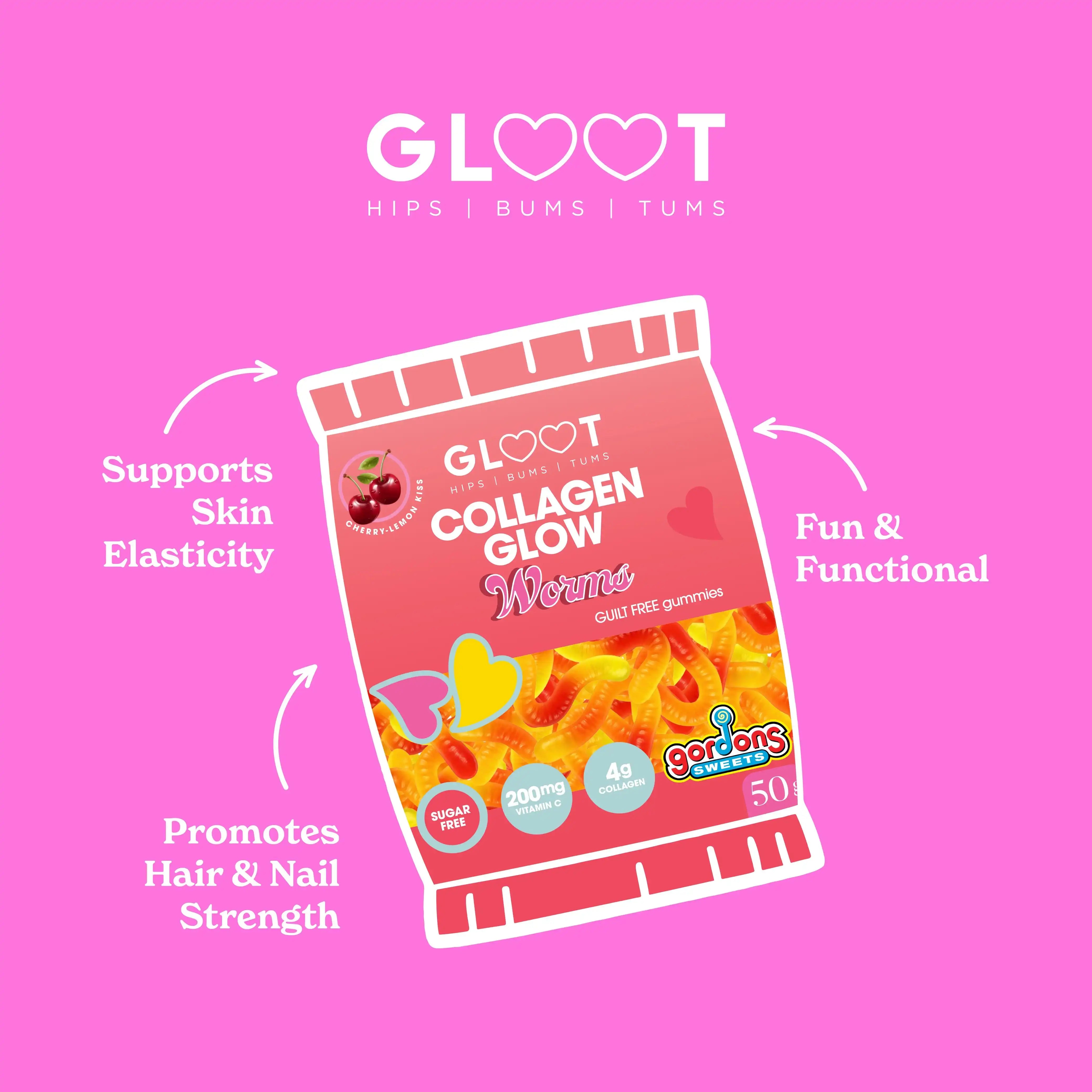 Gloot Collagen Glow Gummies, 50g