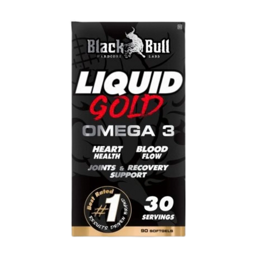 Black Bull Liquid Gold Omega 3, 30's